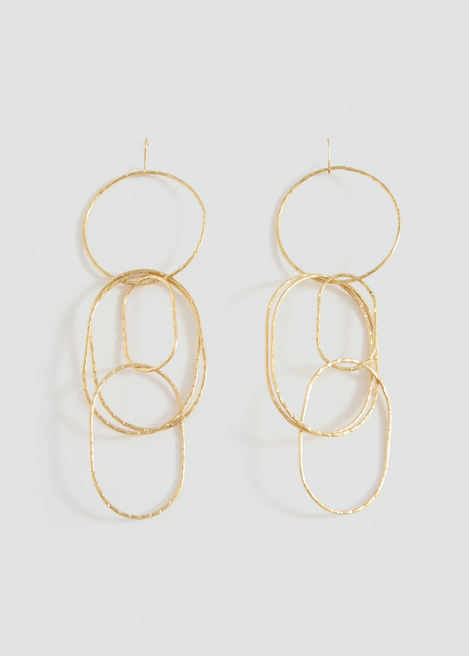 Intertwined hoop earrings - Article without model