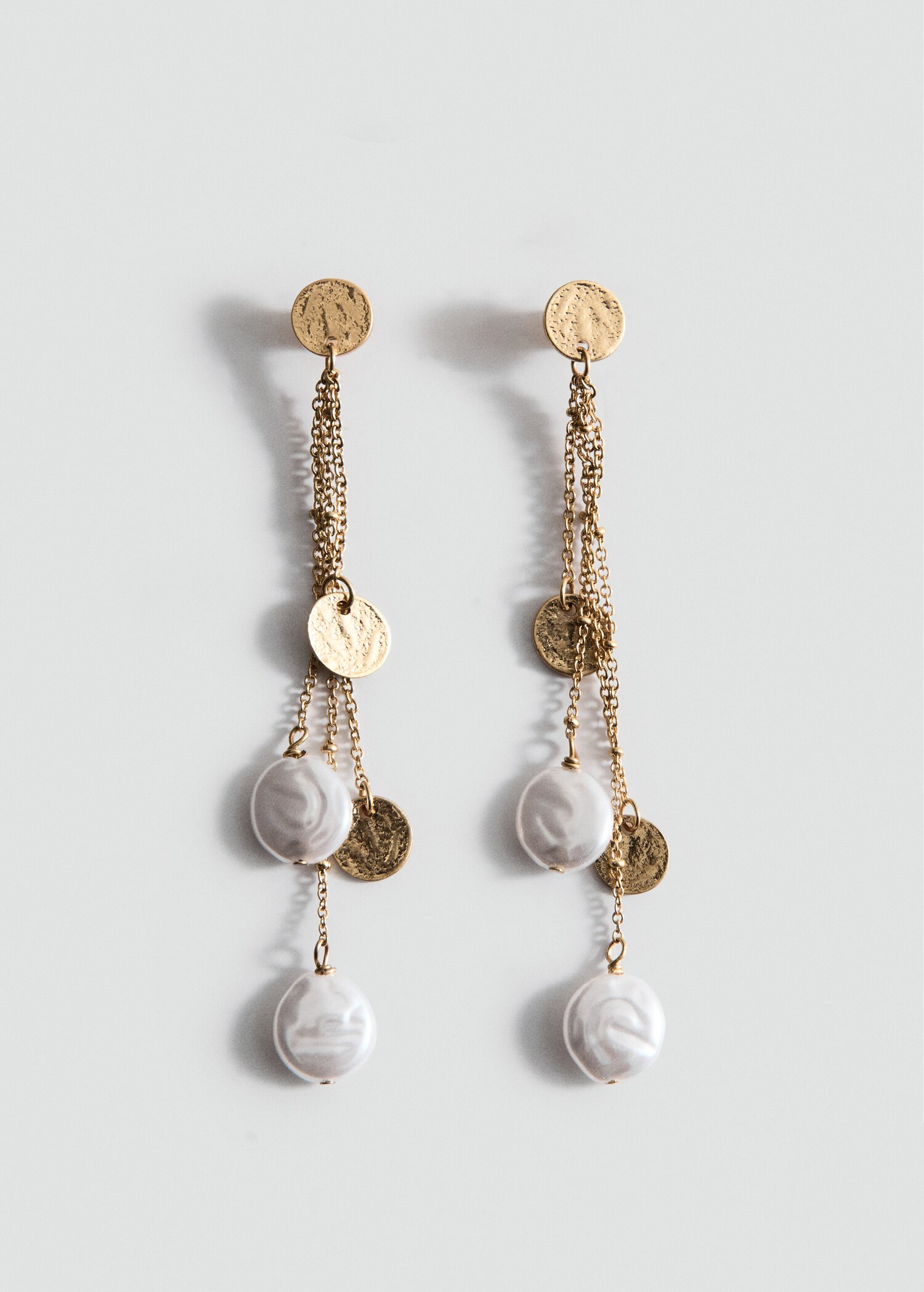 Boucles d'oreilles pendantes perles - Article sans modèle