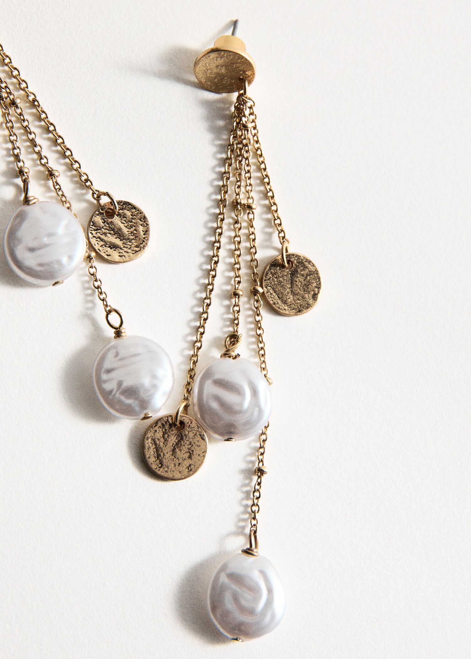 Boucles d'oreilles pendantes perles - Détail de l'article 1