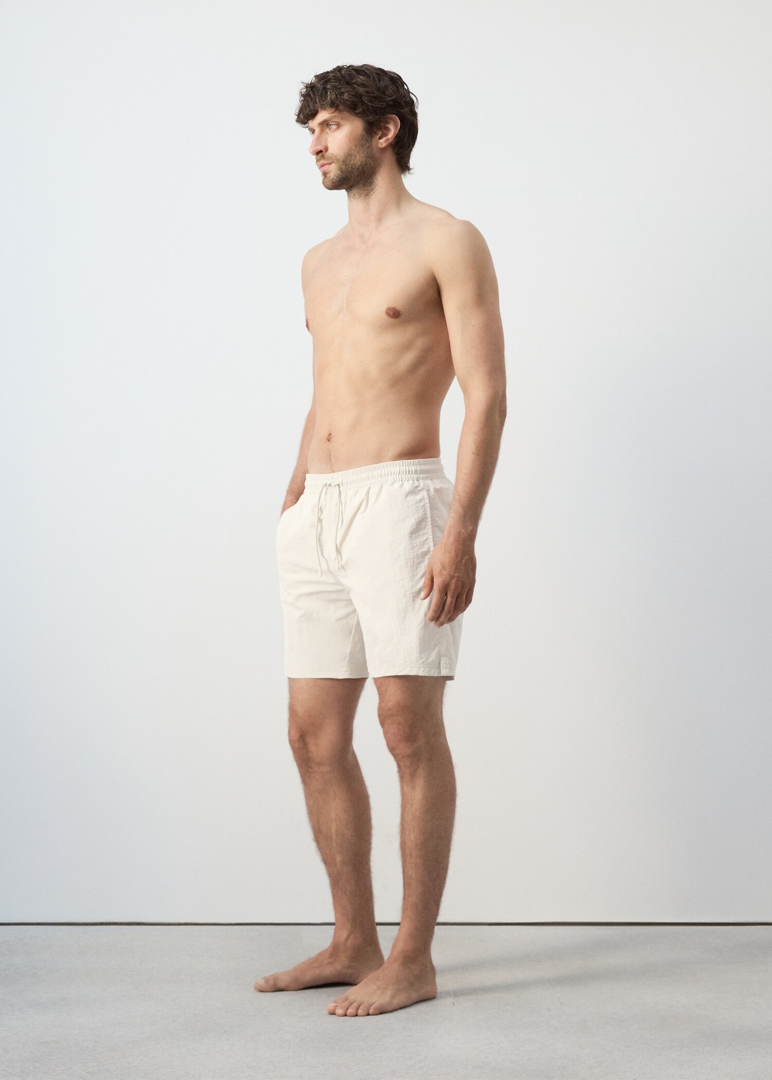 Basic drawstring swimsuit - Details of the article 2