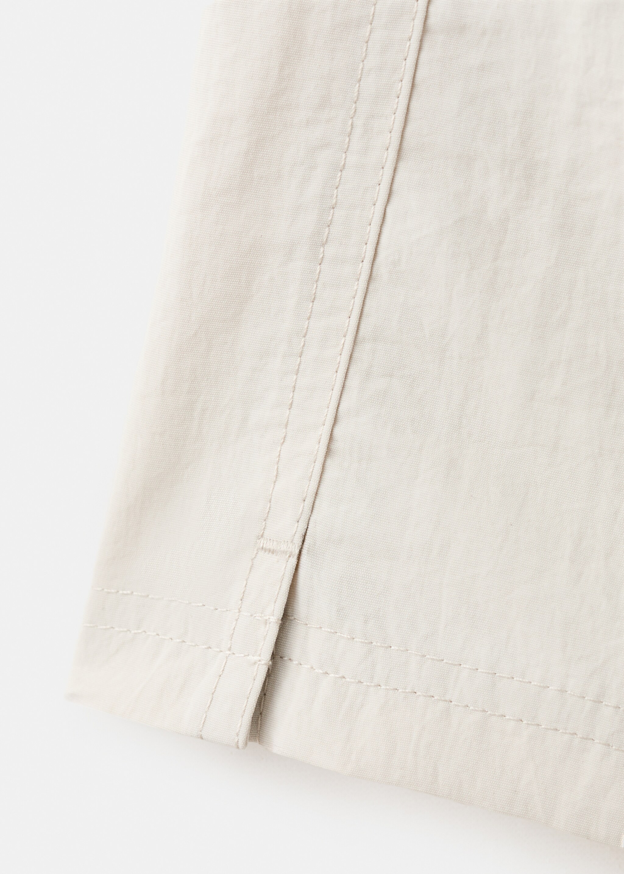 Basic drawstring swimsuit - Details of the article 8, Sand. Ref: 27006007-00.