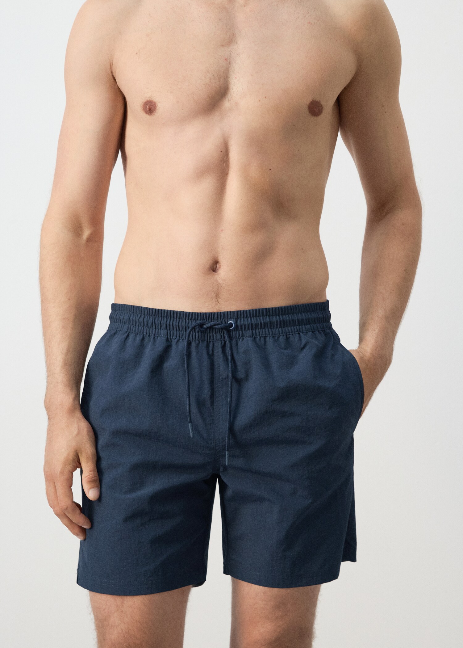 Basic drawstring swimsuit - Details of the article 1