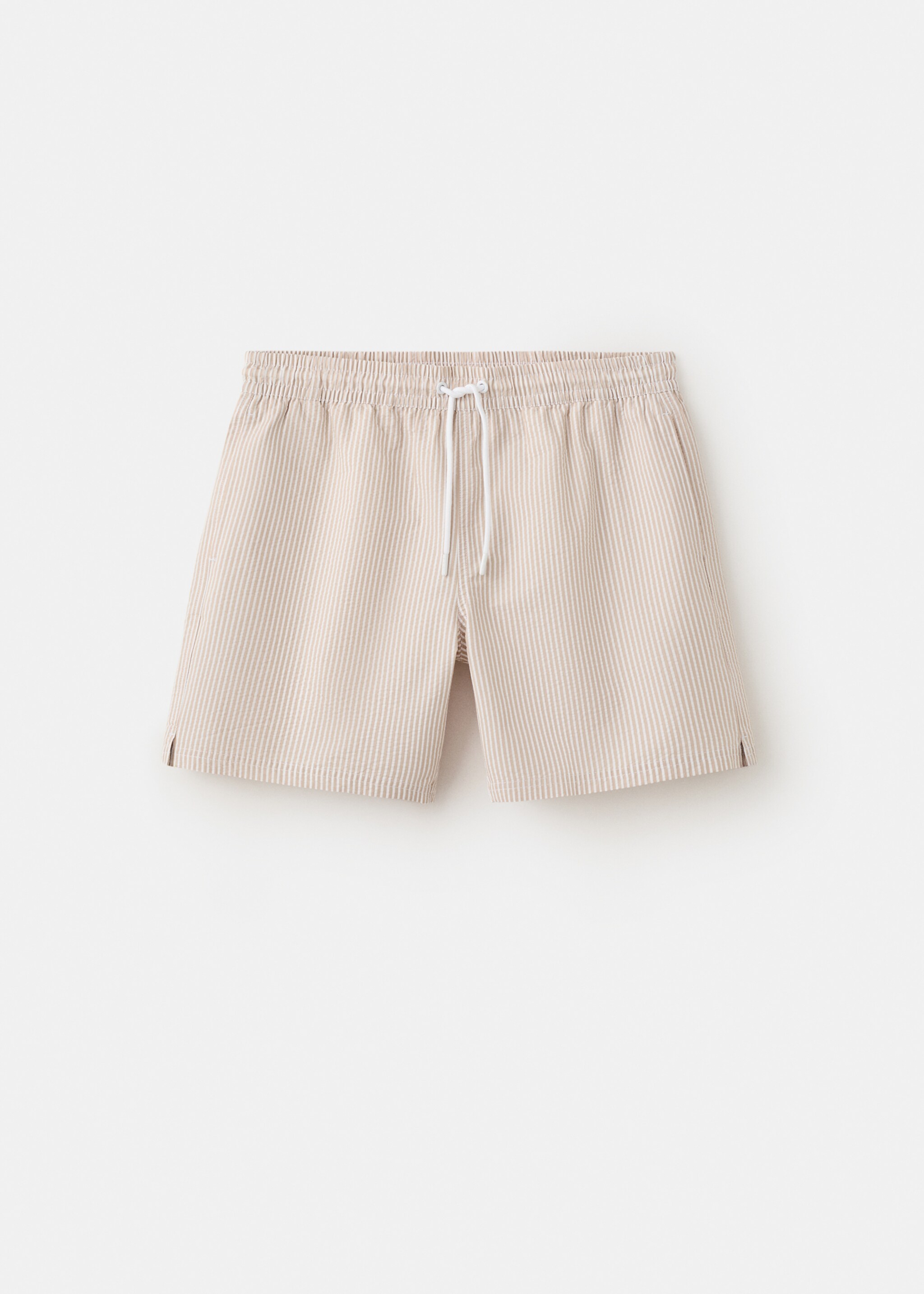 시어서커 수영 트렁크 - 모델 없는 상품, 샌드. Ref: 27006008-00.