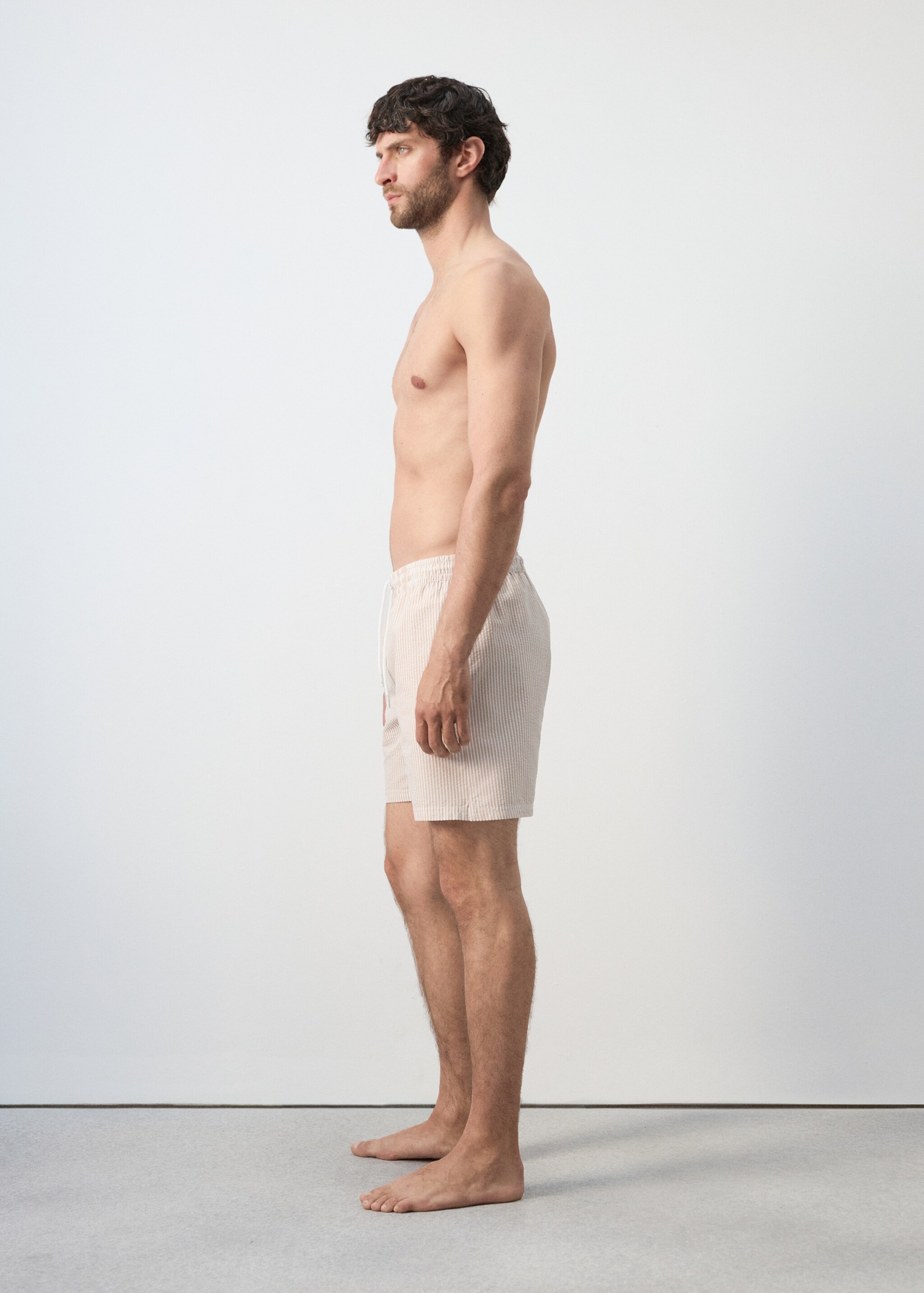 시어서커 수영 트렁크 - 상품 내역: 2, 샌드. Ref: 27006008-00.