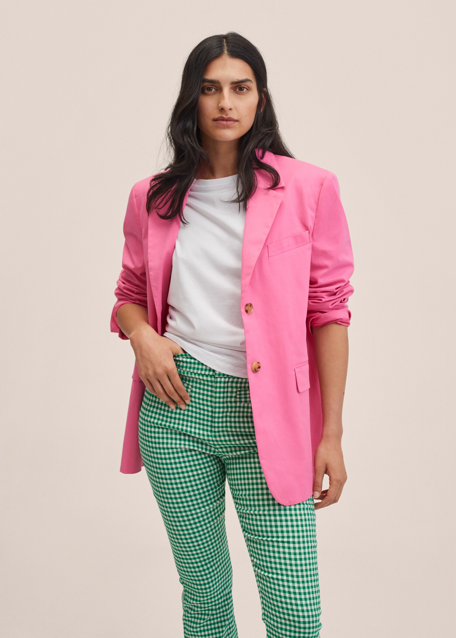 Flare crop trousers - Details of the article 2