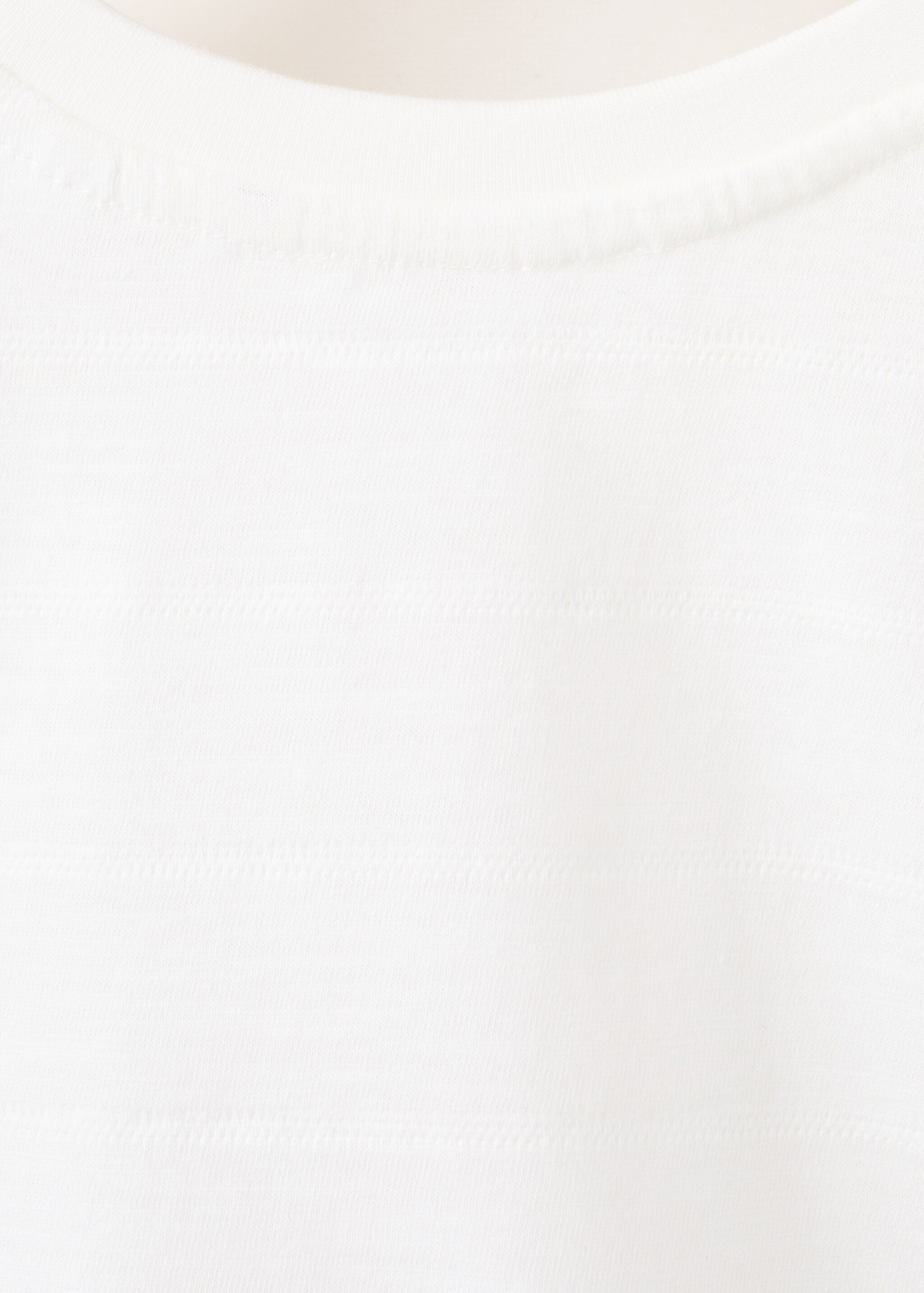T-shirt básica algodão - Pormenor do artigo 8, Branco. Ref: 27006350-00.