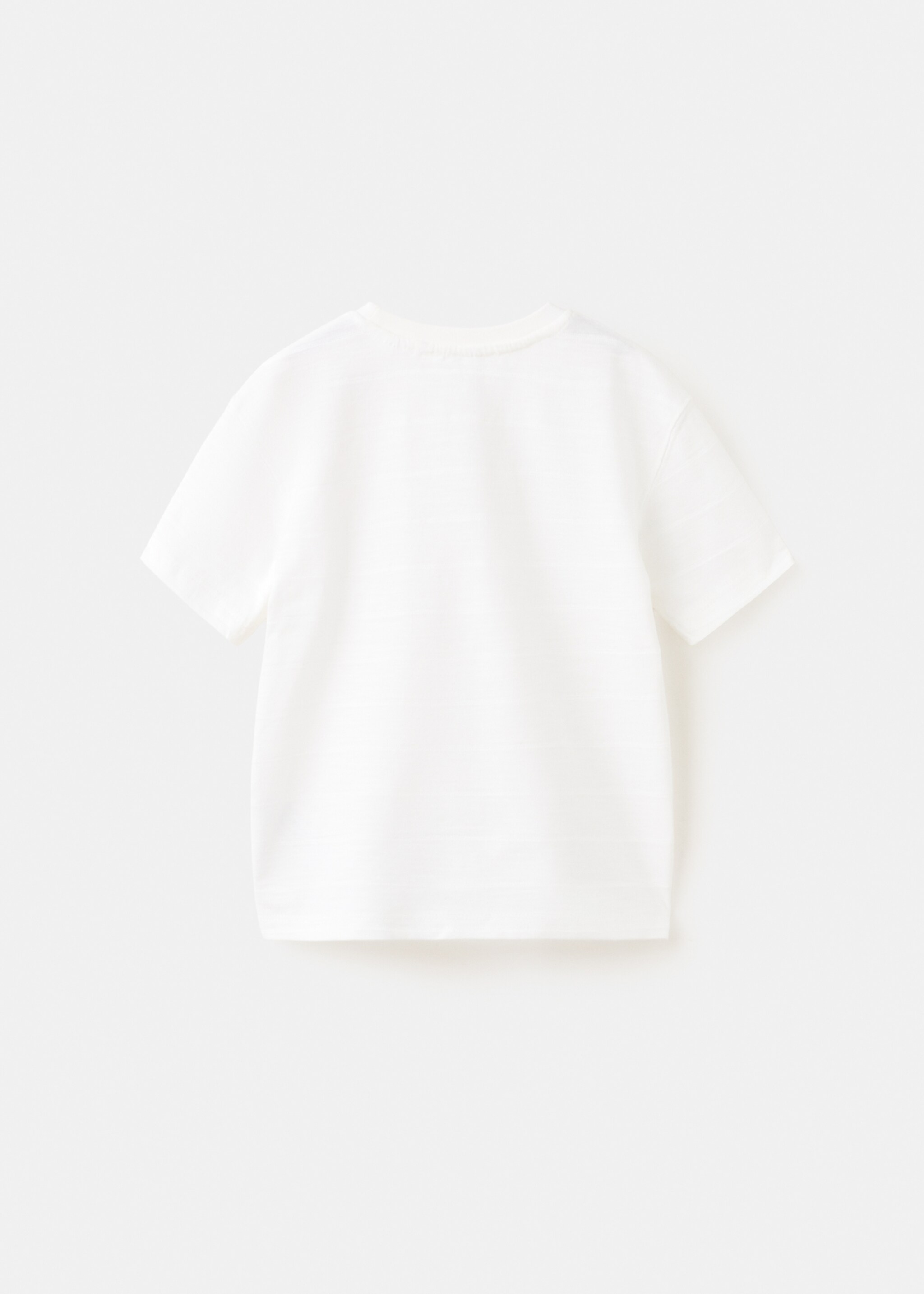 T-shirt básica algodão - Verso do artigo, Branco. Ref: 27006350-00.