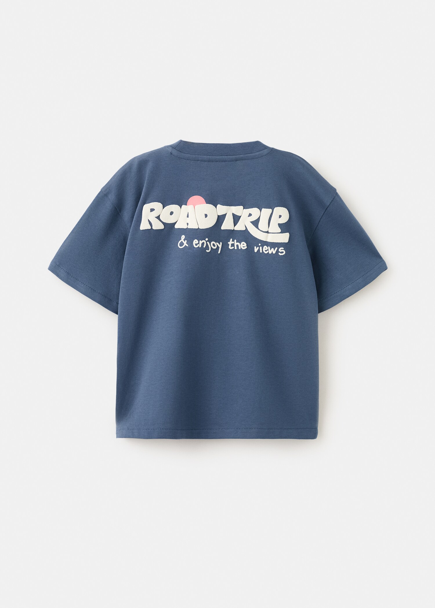 Printed cotton-blend t-shirt - Reverse of the article