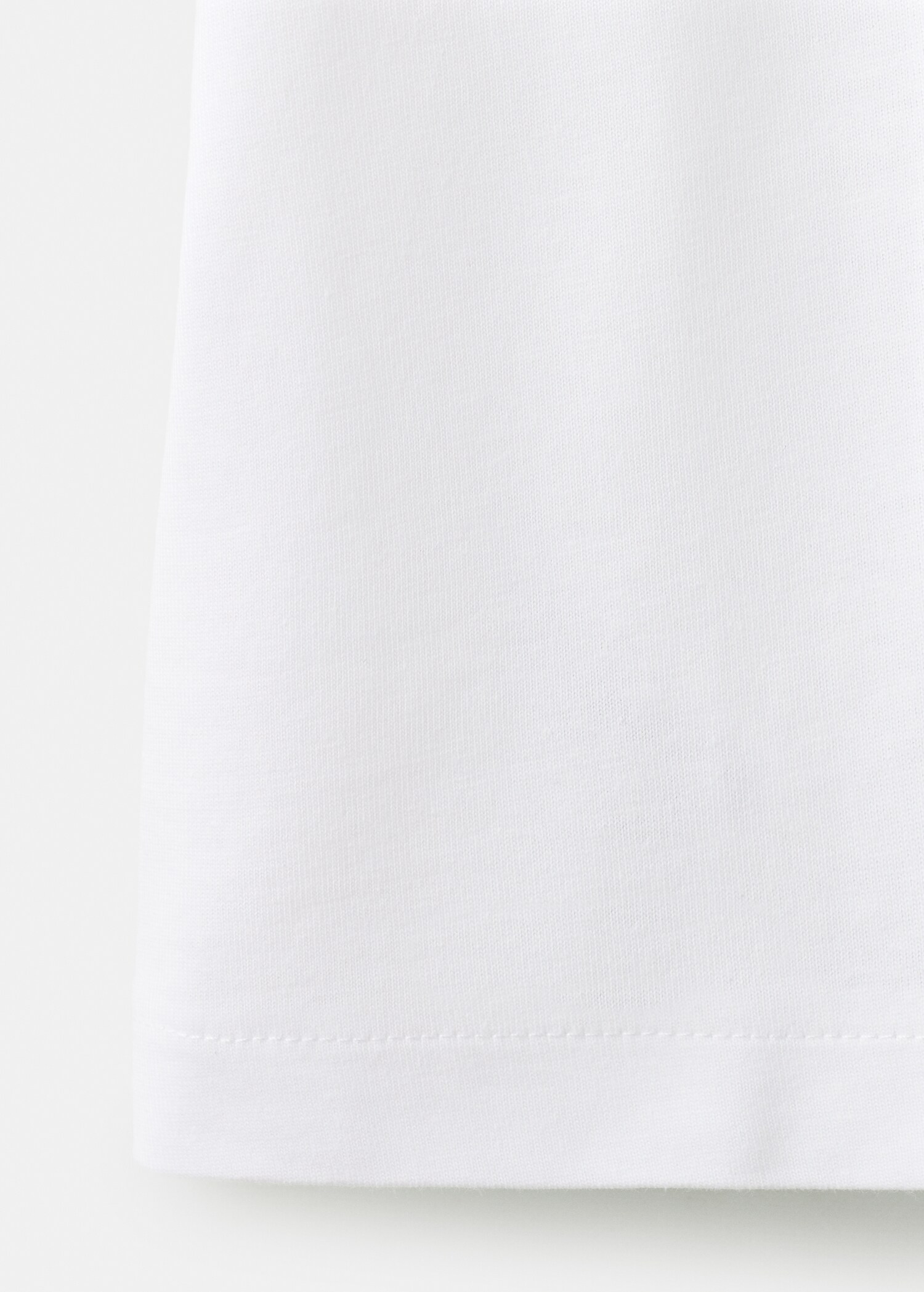 T-shirt algodão botões - Pormenor do artigo 0