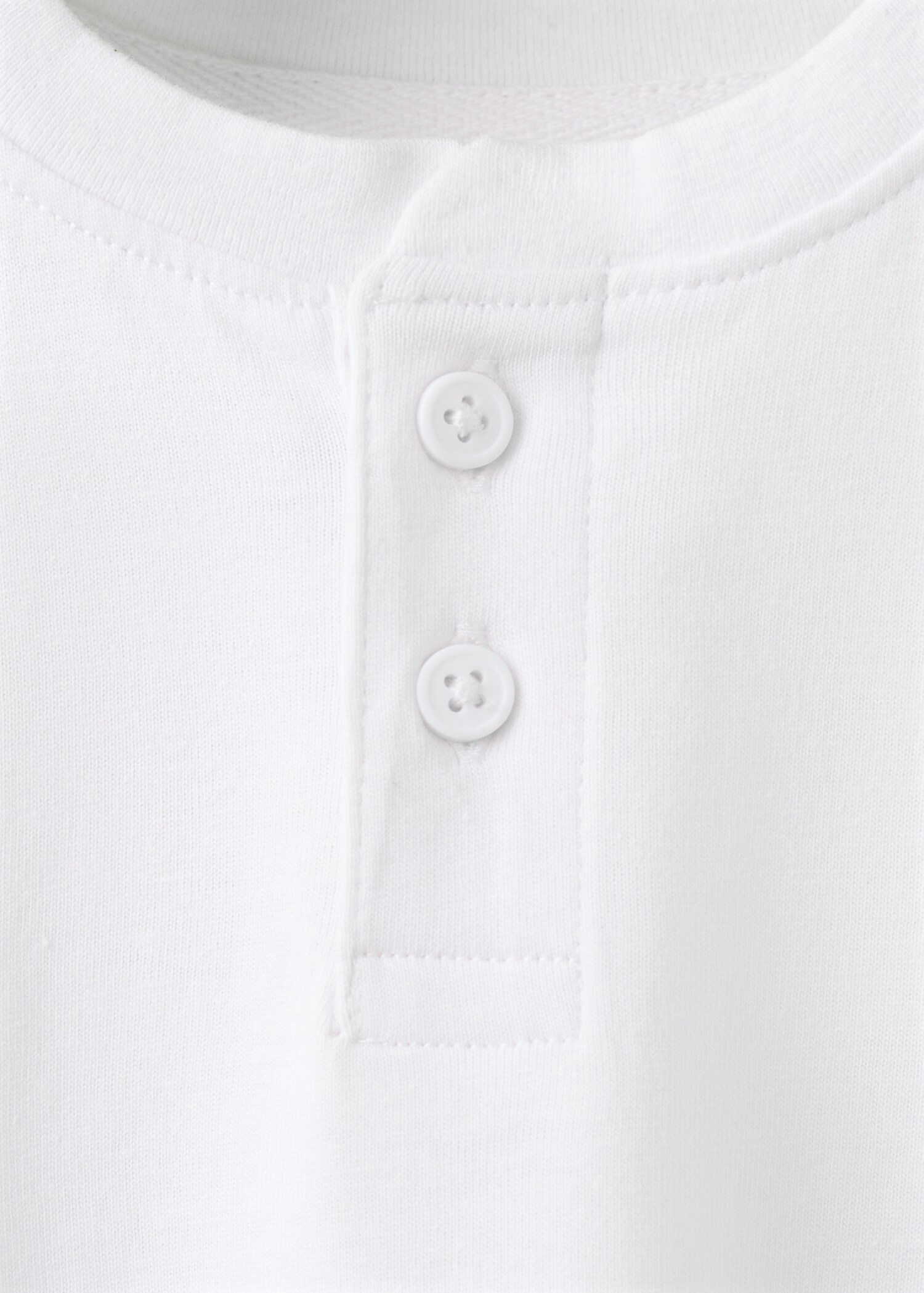 T-shirt algodão botões - Pormenor do artigo 8