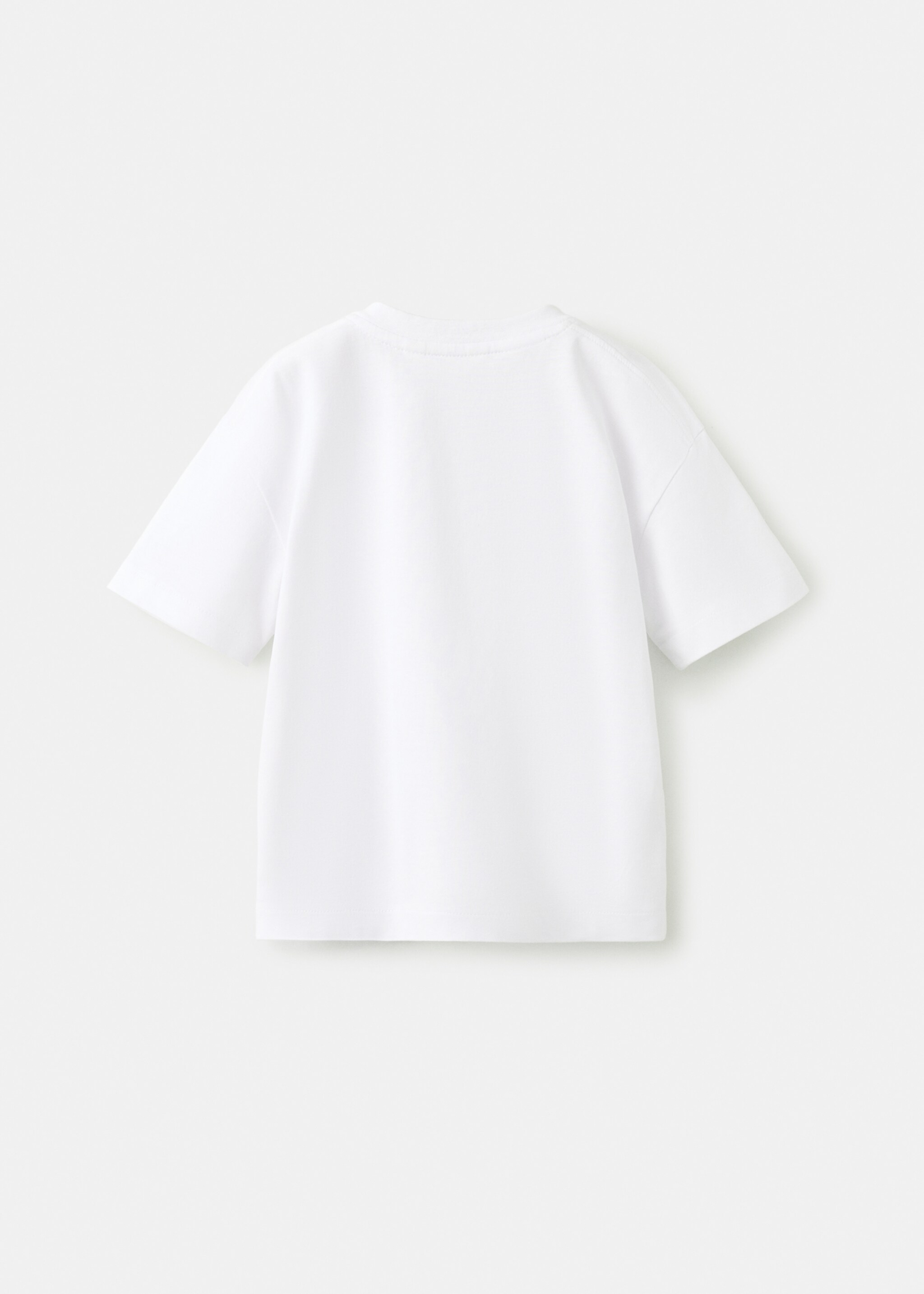 T-shirt algodão botões - Verso do artigo, Branco. Ref: 27006352-00.