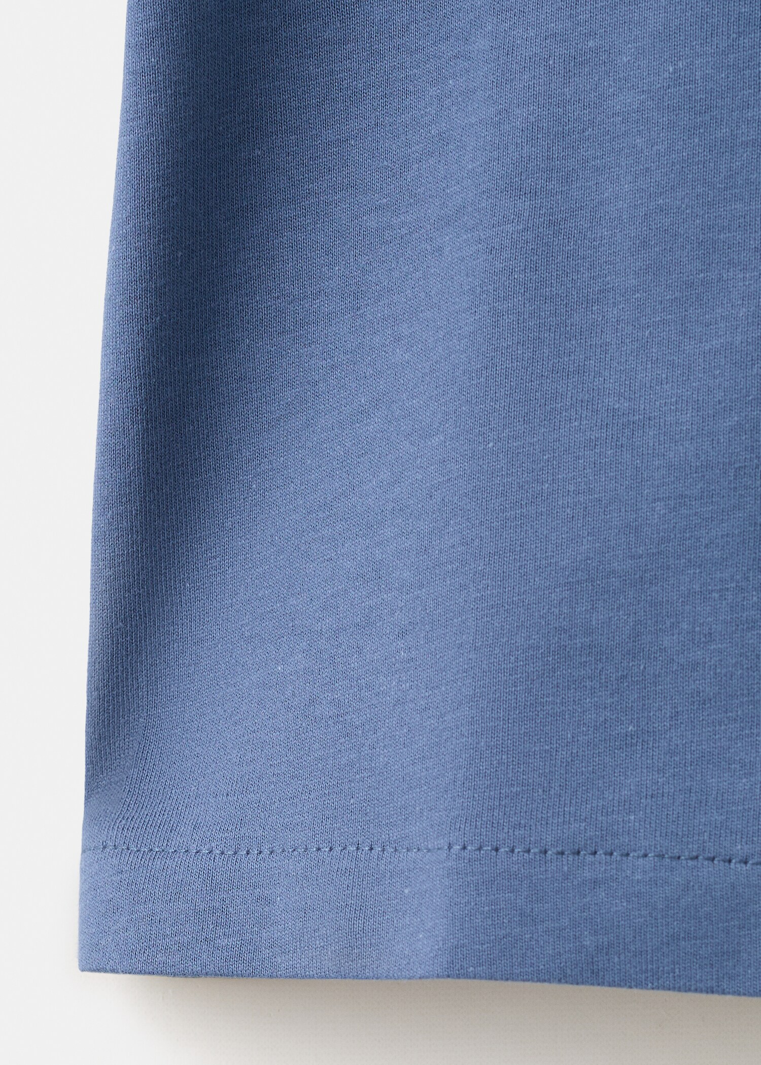 T-shirt algodão botões - Pormenor do artigo 0