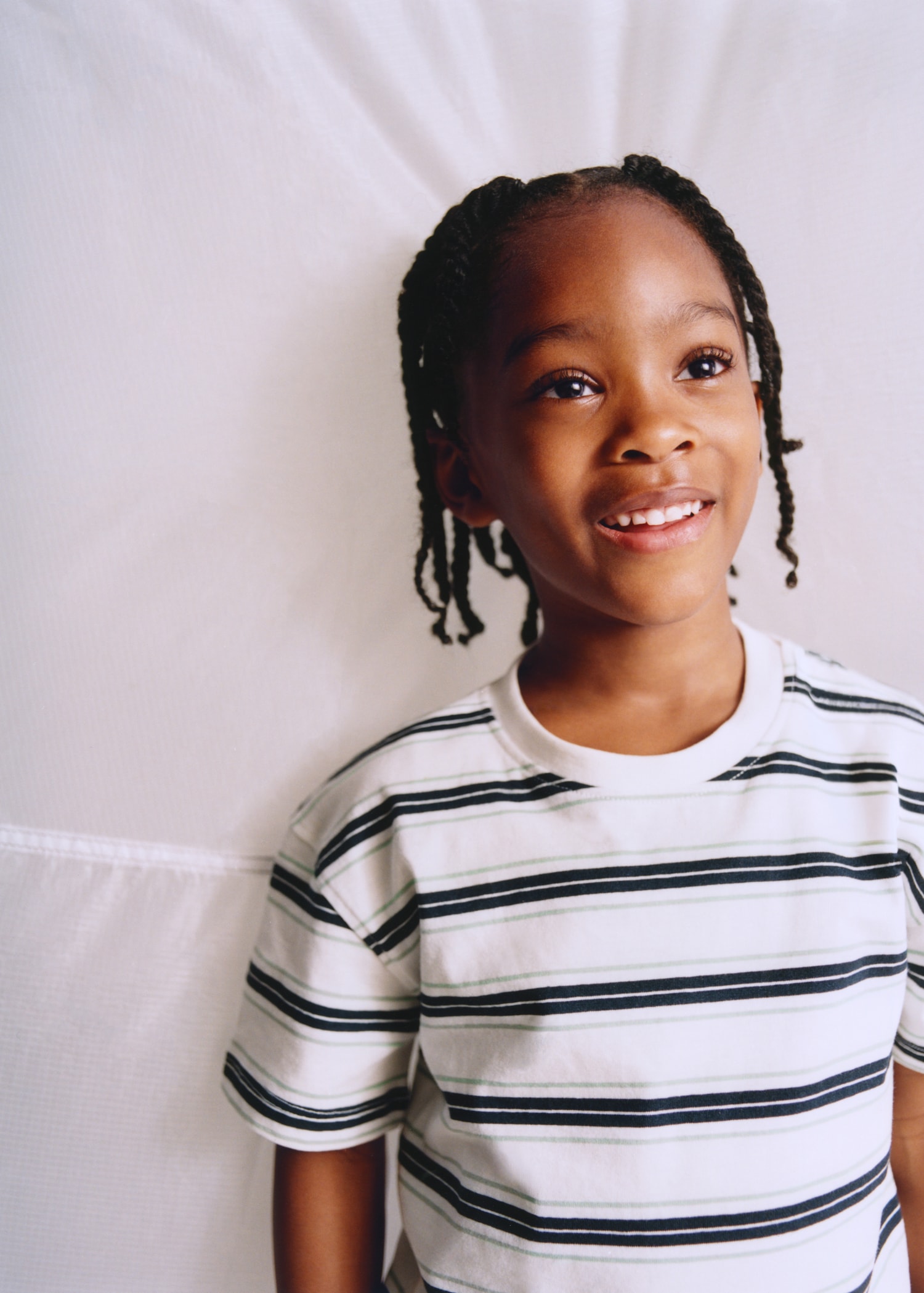 Monochrome striped T-shirt - Details of the article 5