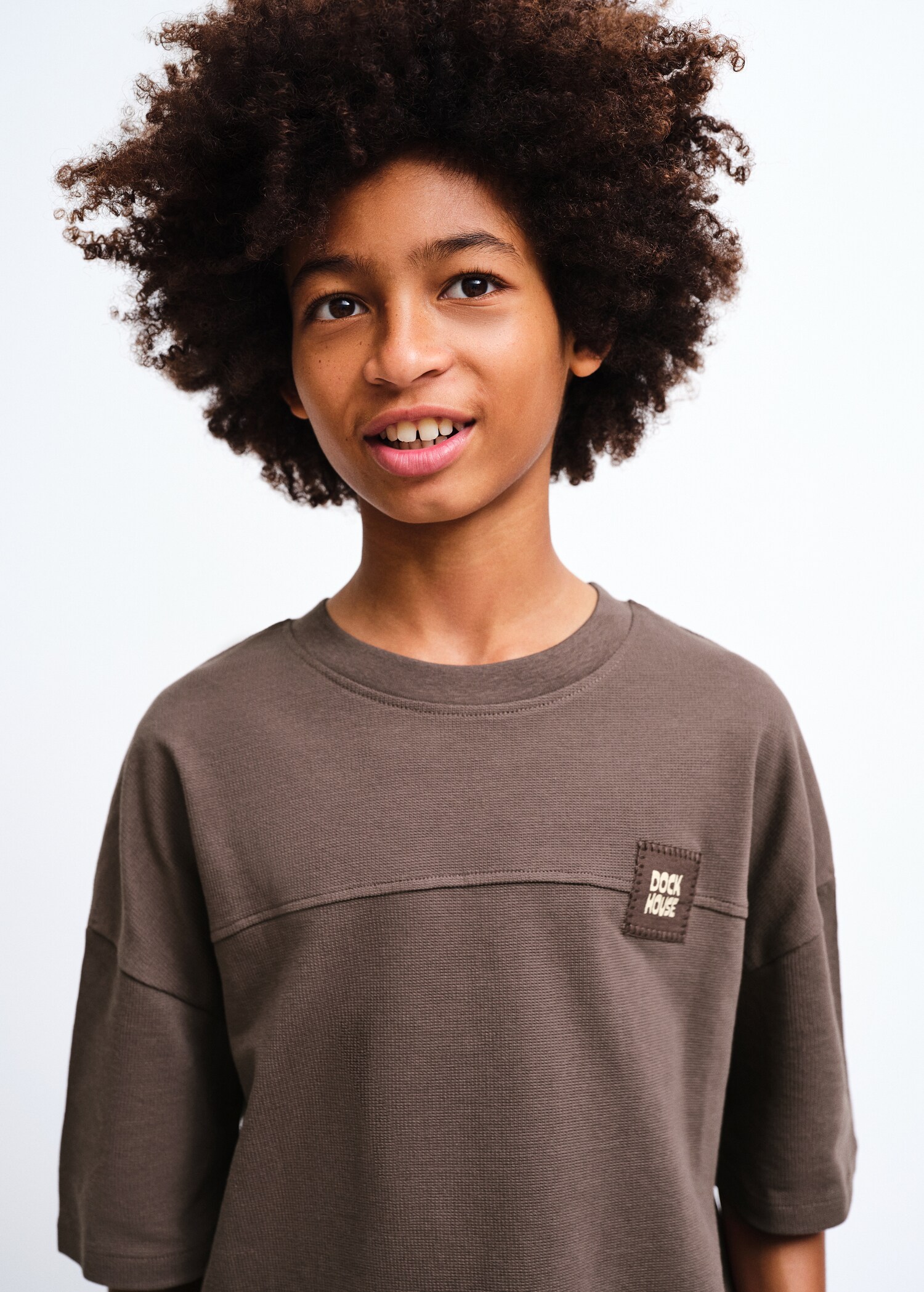 Short-sleeved cotton t-shirt - Details of the article 1