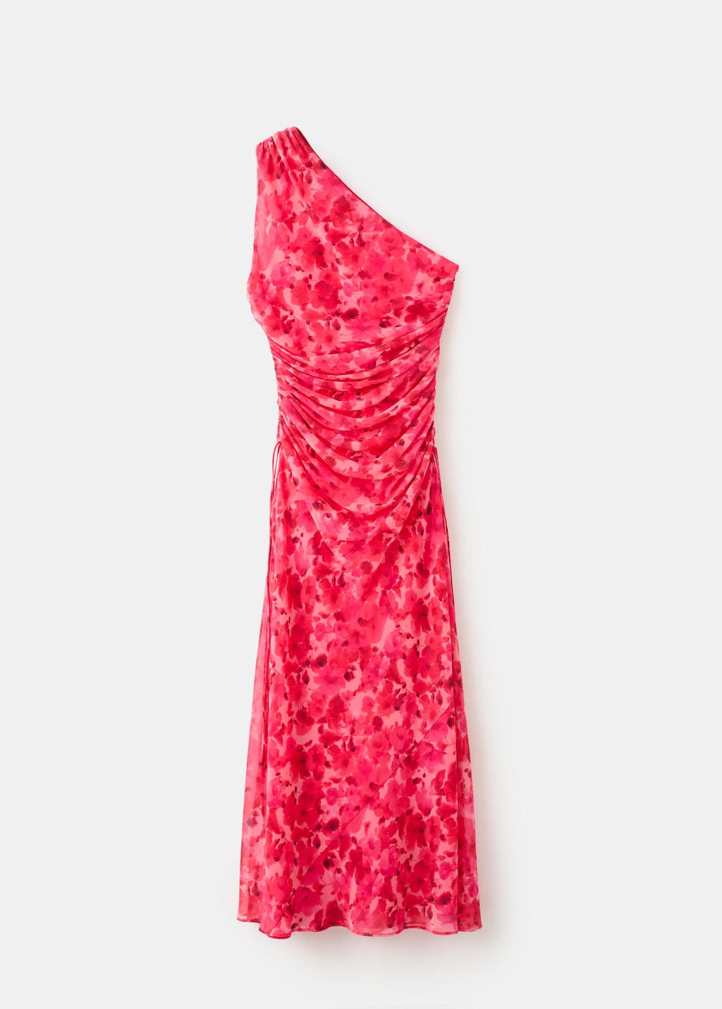 Asymmetrical floral-print dress - image 2