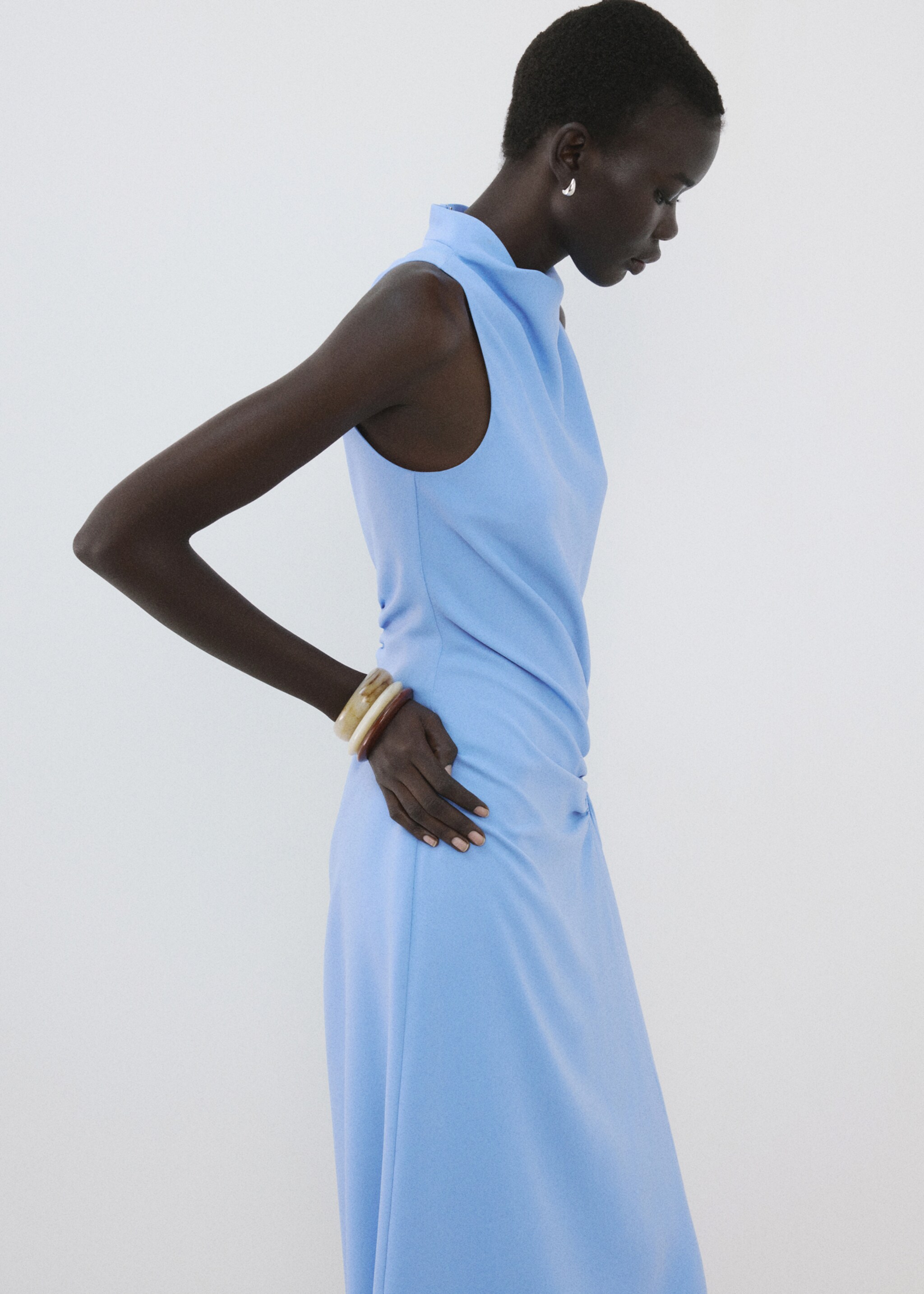 فستان .-- alma - تفاصيل المنتج 1, أزرق سماوي. Ref: 27006366-00.