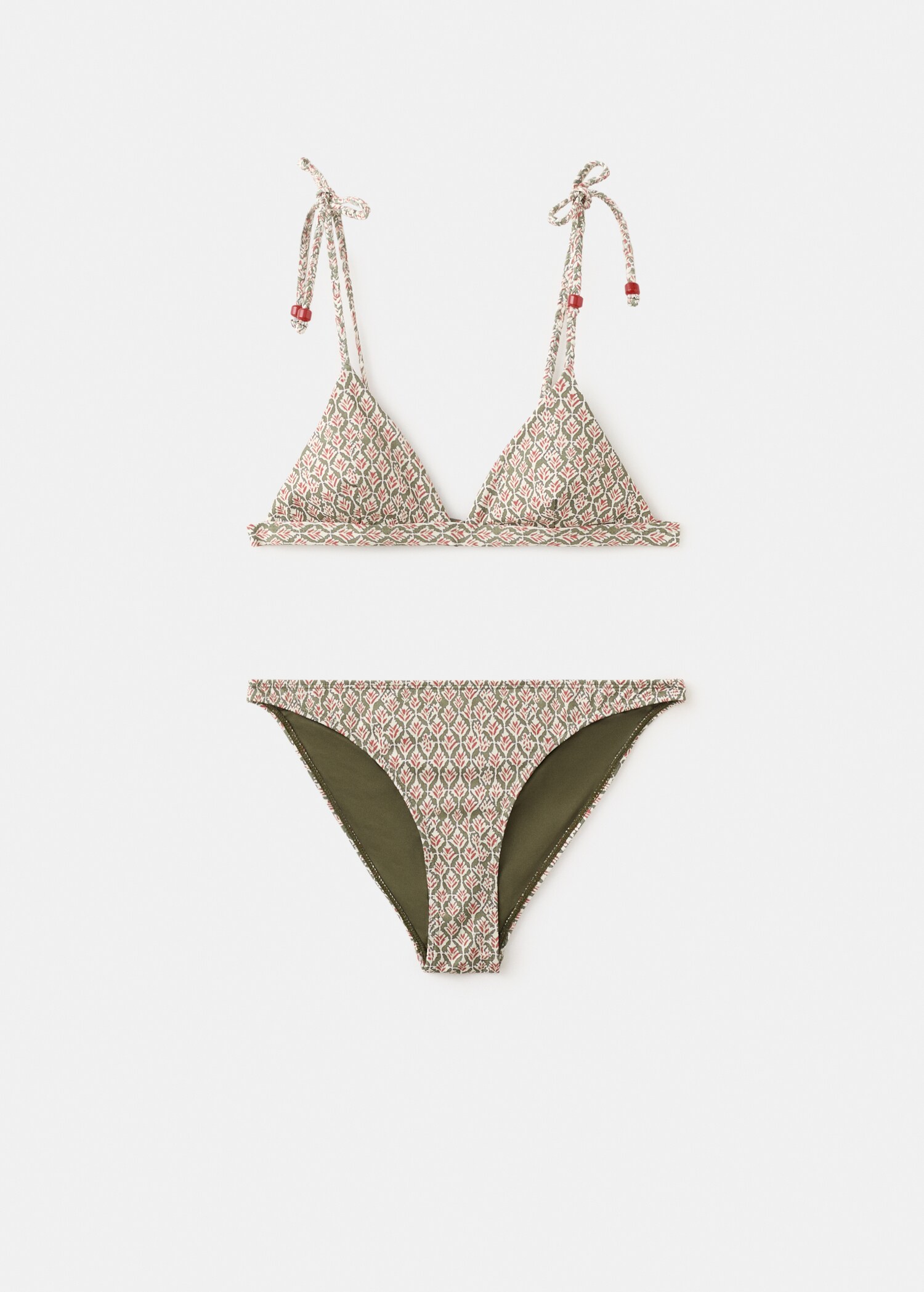 Biquíni estampado com cuequinha clássica - Artigo sem modelo