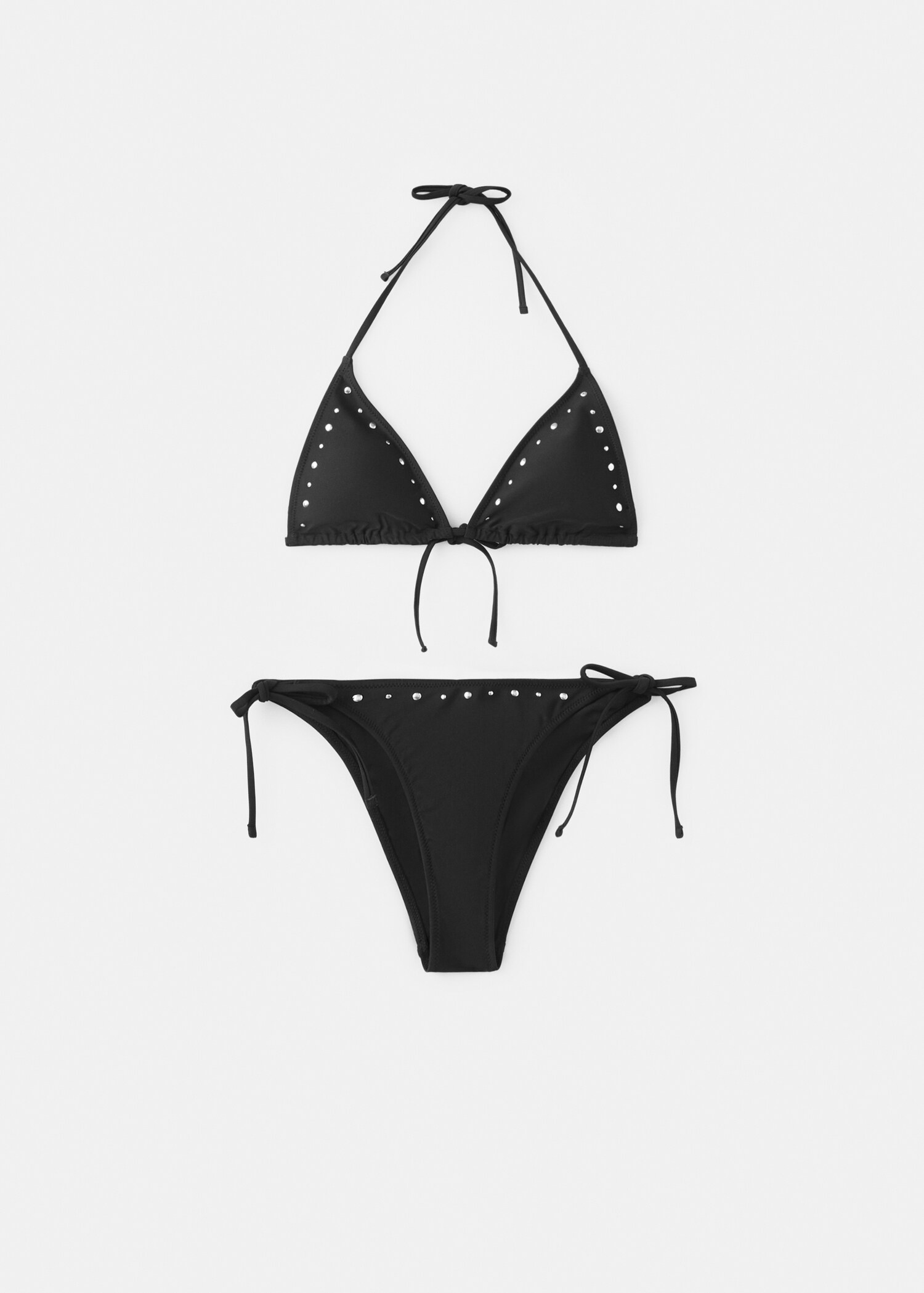 Studded bikini with mid-rise bottoms - Article without model