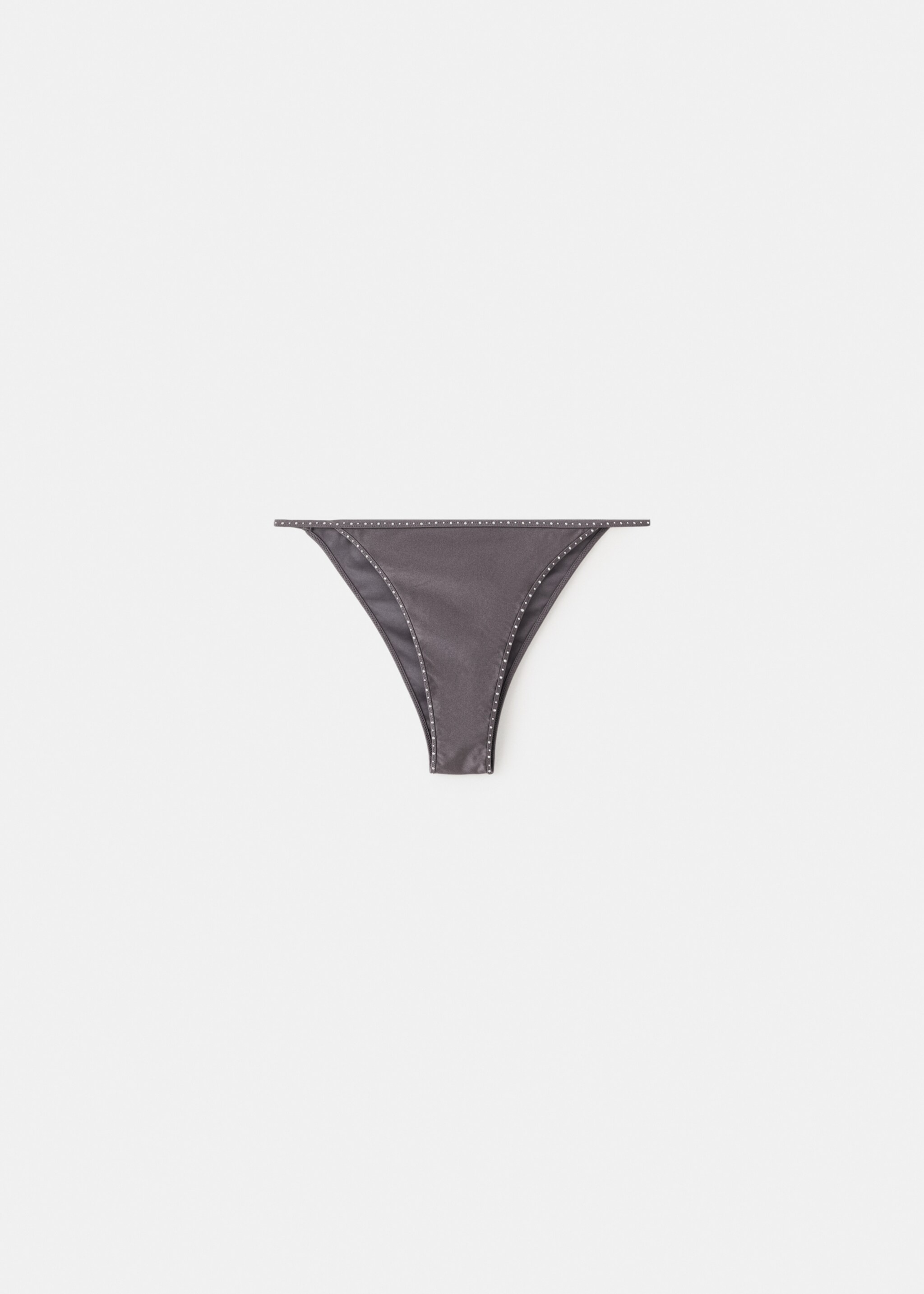 Studded bikini bottoms - Article without model, Grey. Ref: 27006729-00.