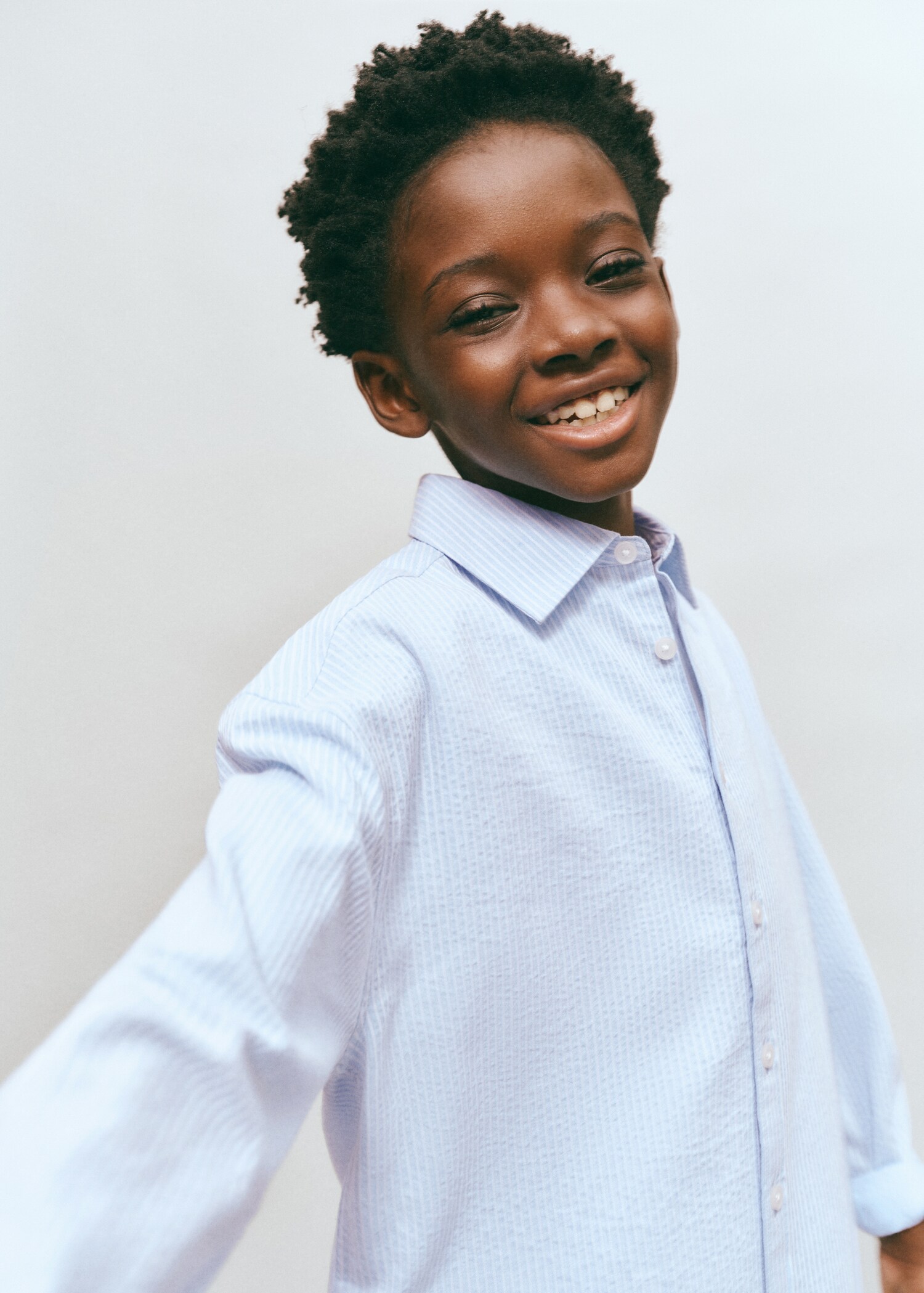 100% cotton striped shirt - Details of the article 1