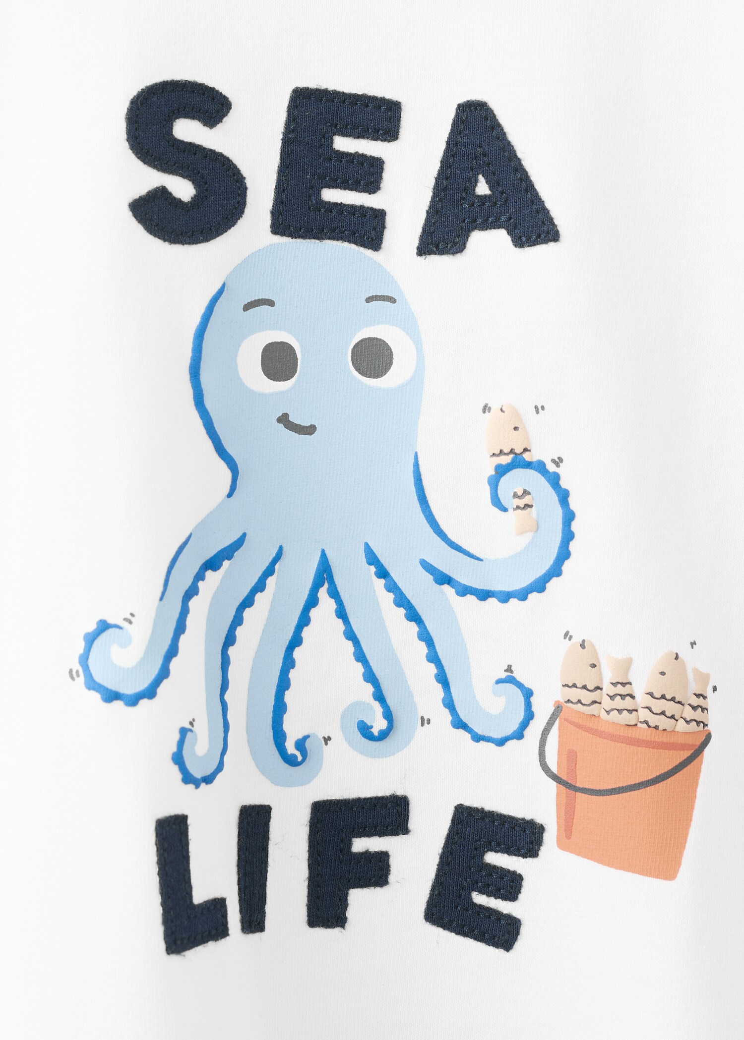 Printed cotton-blend t-shirt - Details of the article 0