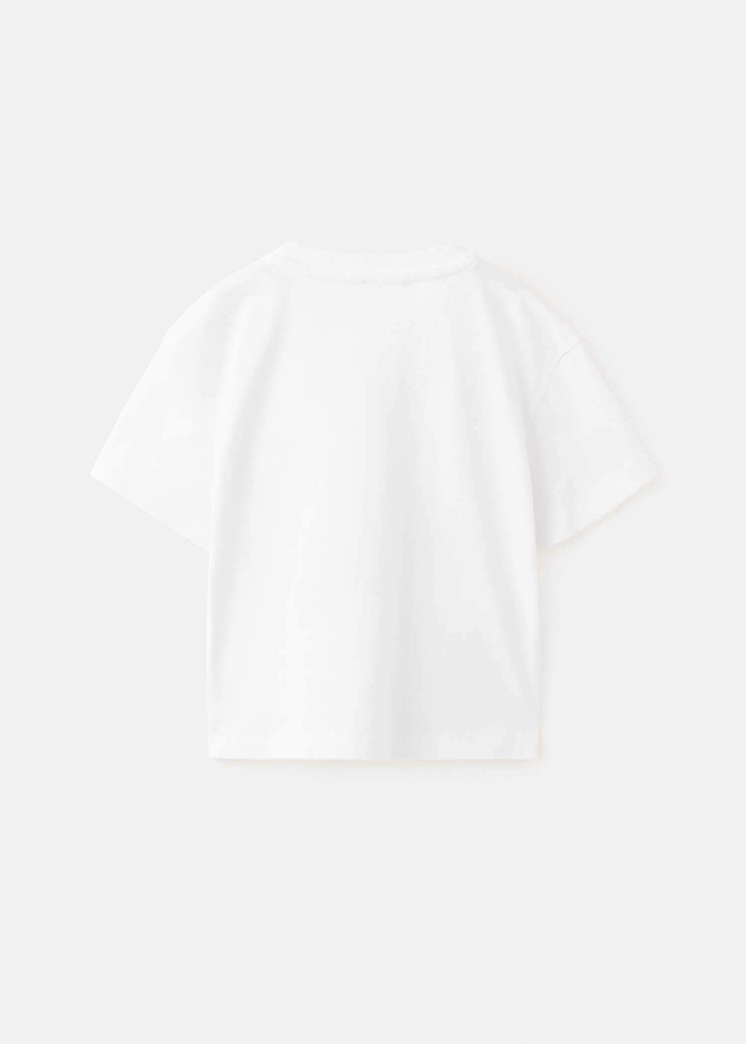 Printed cotton-blend t-shirt - Reverse of the article