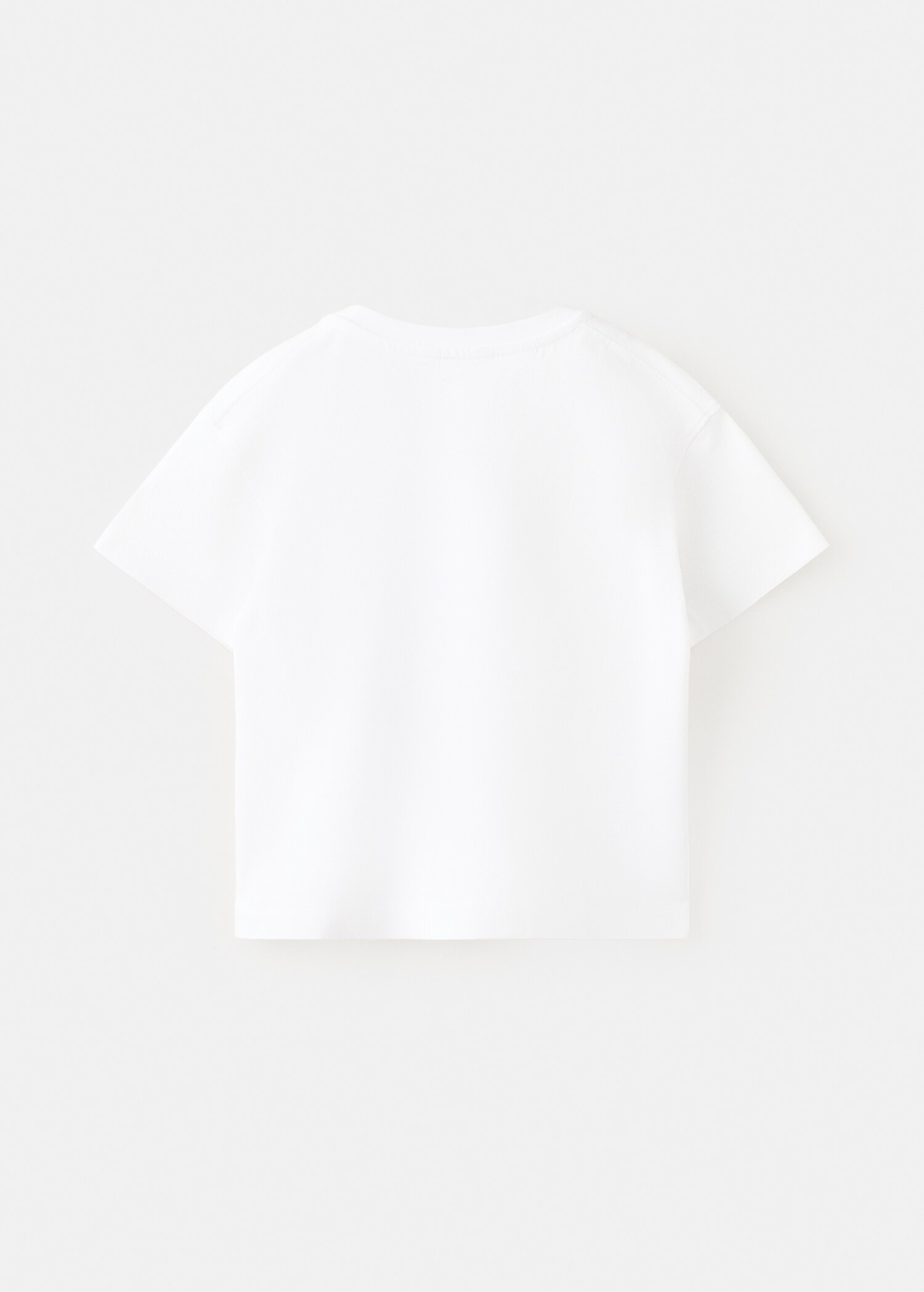 Pocket printed cotton t-shirt - Reverse of the article