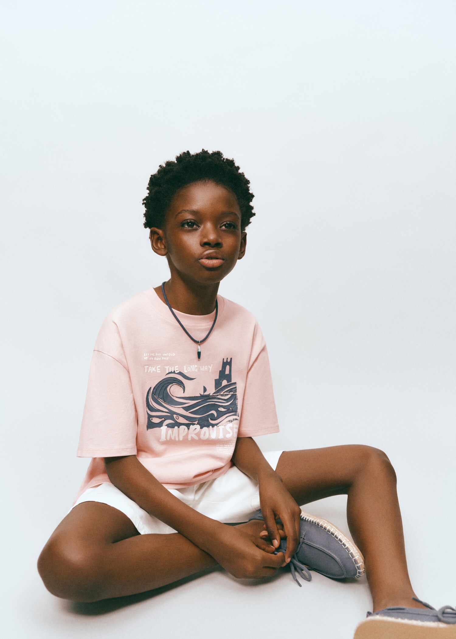 Printed cotton-blend t-shirt - Medium plane