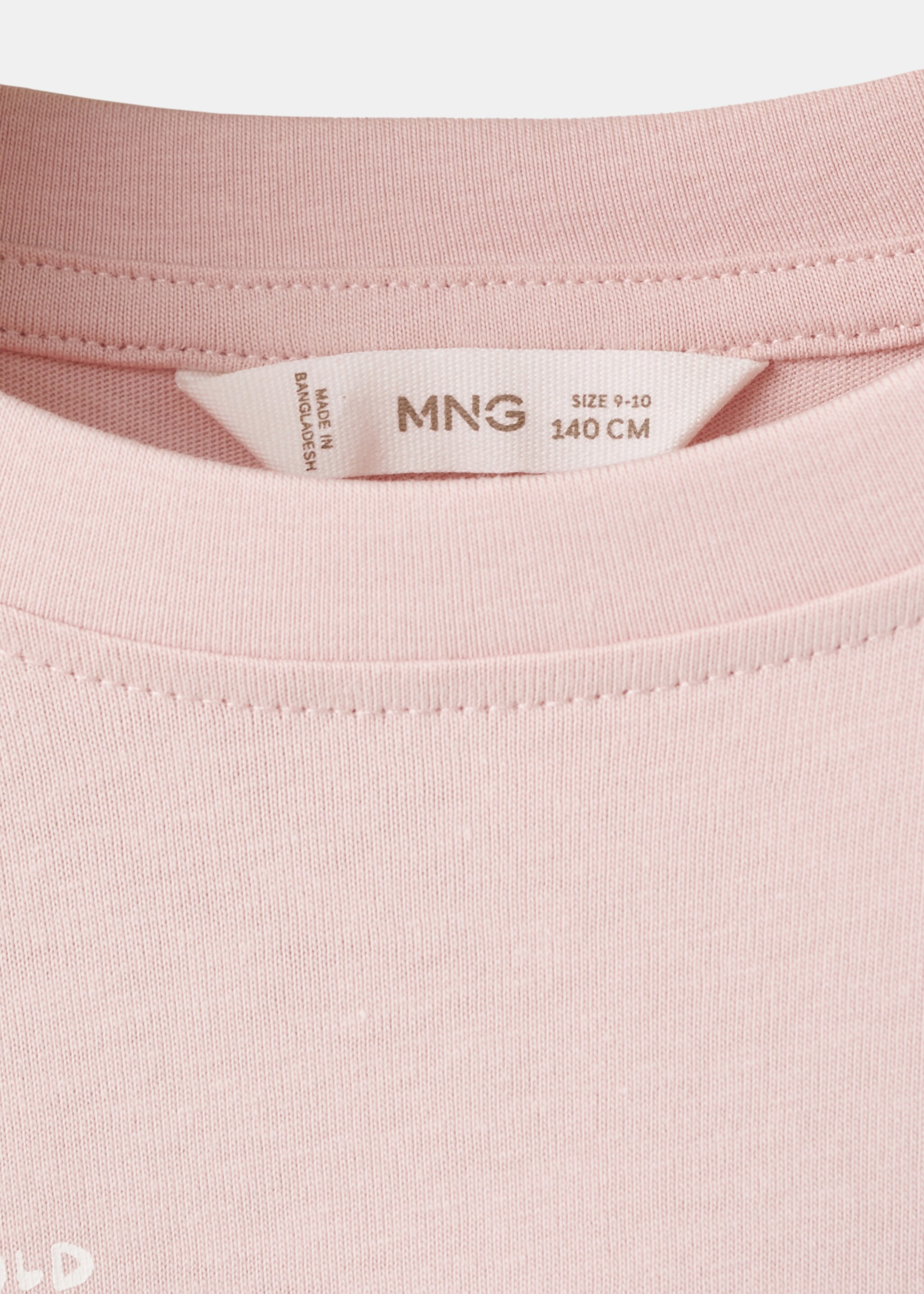 T-shirt en coton imprimé - Détail de l'article 8, Rose. Ref: 27006737-00.