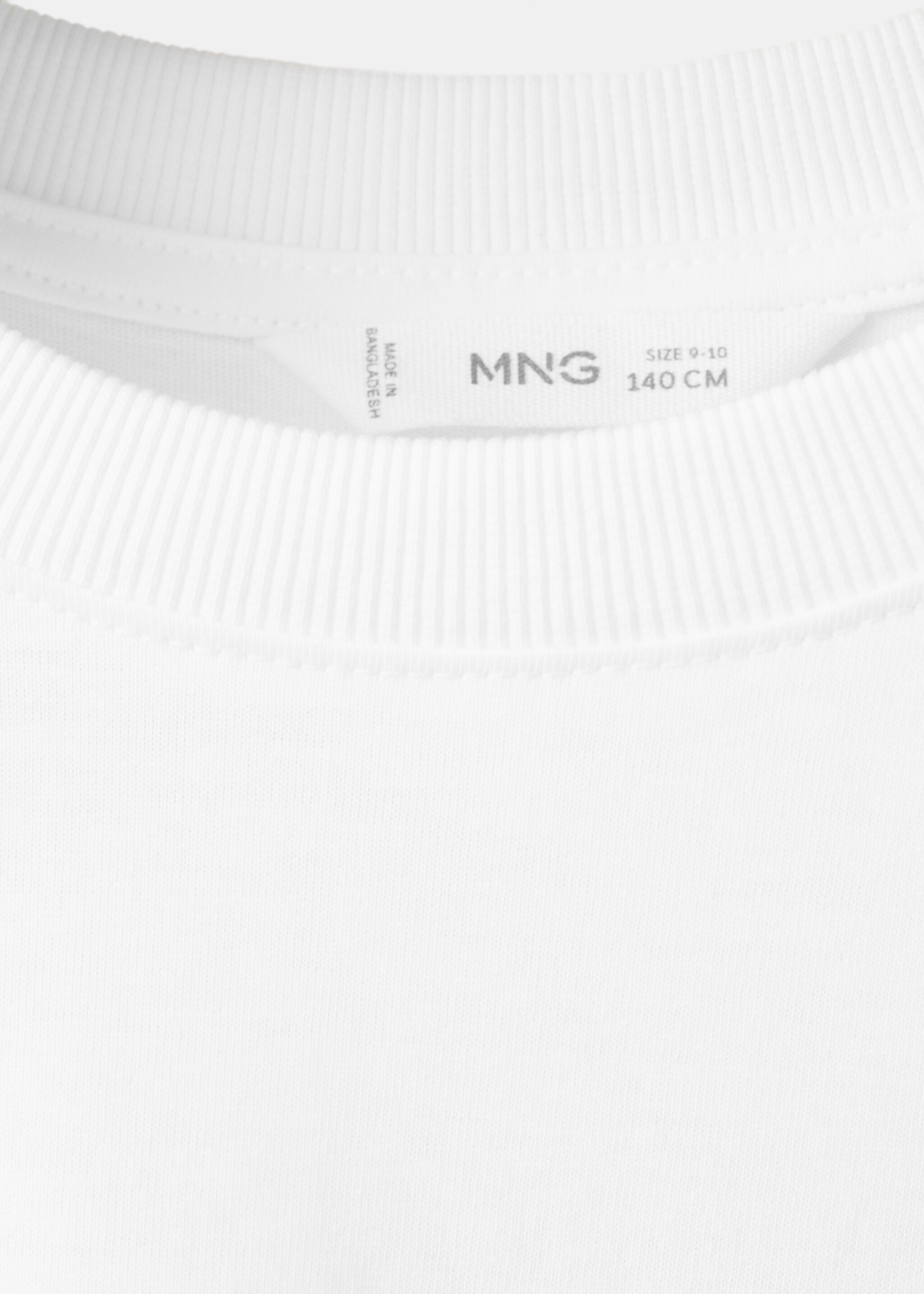 Samarreta cotó estampada - Detall de l'article 8, Blanc. Ref: 27006740-00.