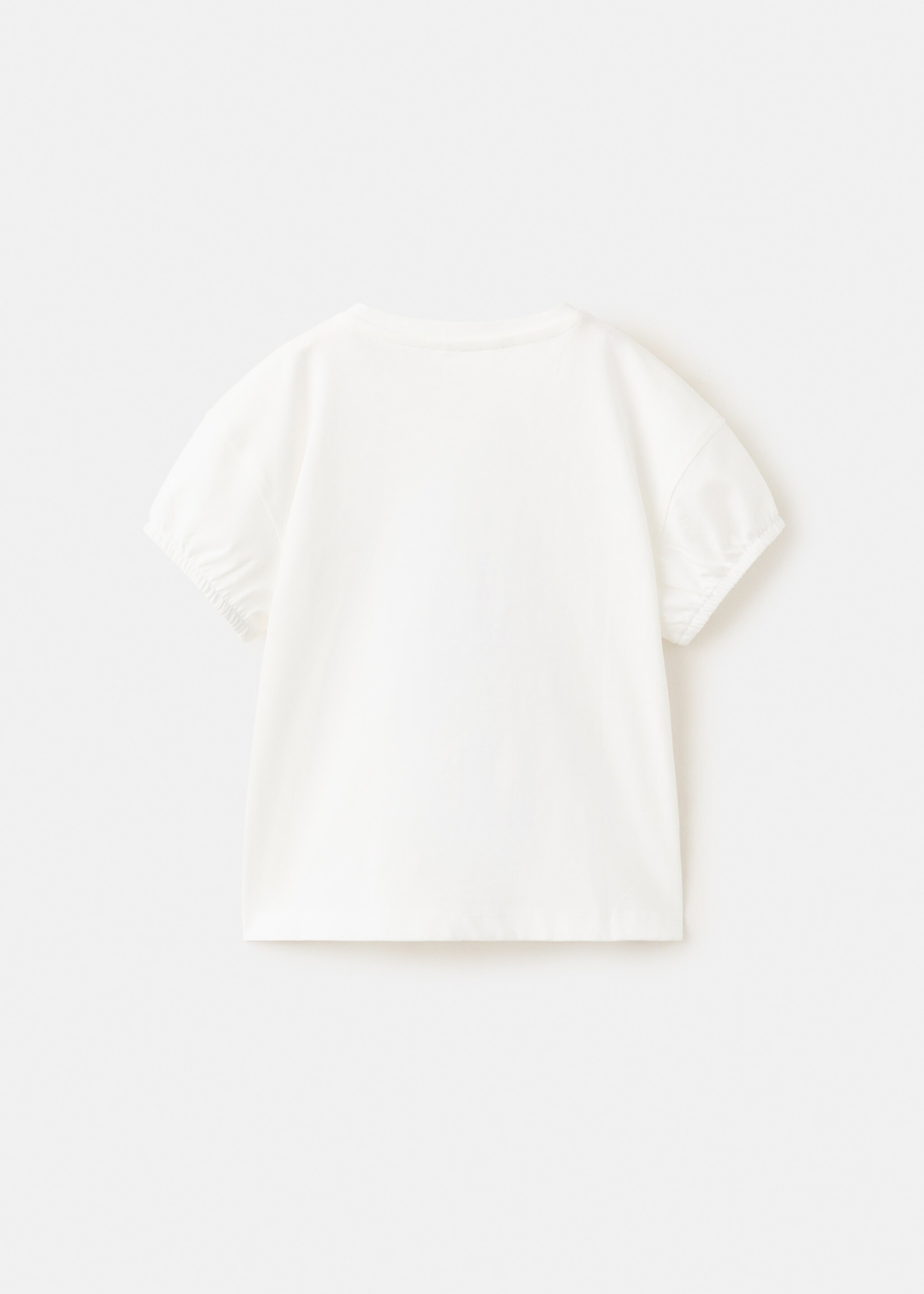 Printed cotton-blend t-shirt - Reverse of the article, Off White. Ref: 27006742-00.