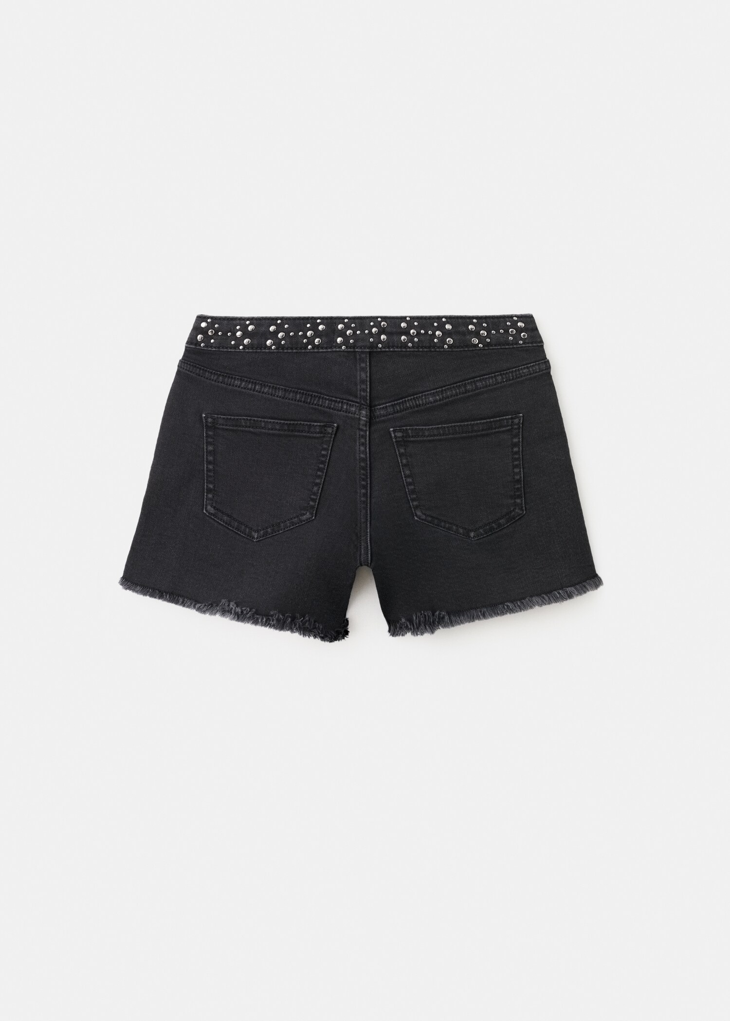 Short en jean à clous - Verso de l’article