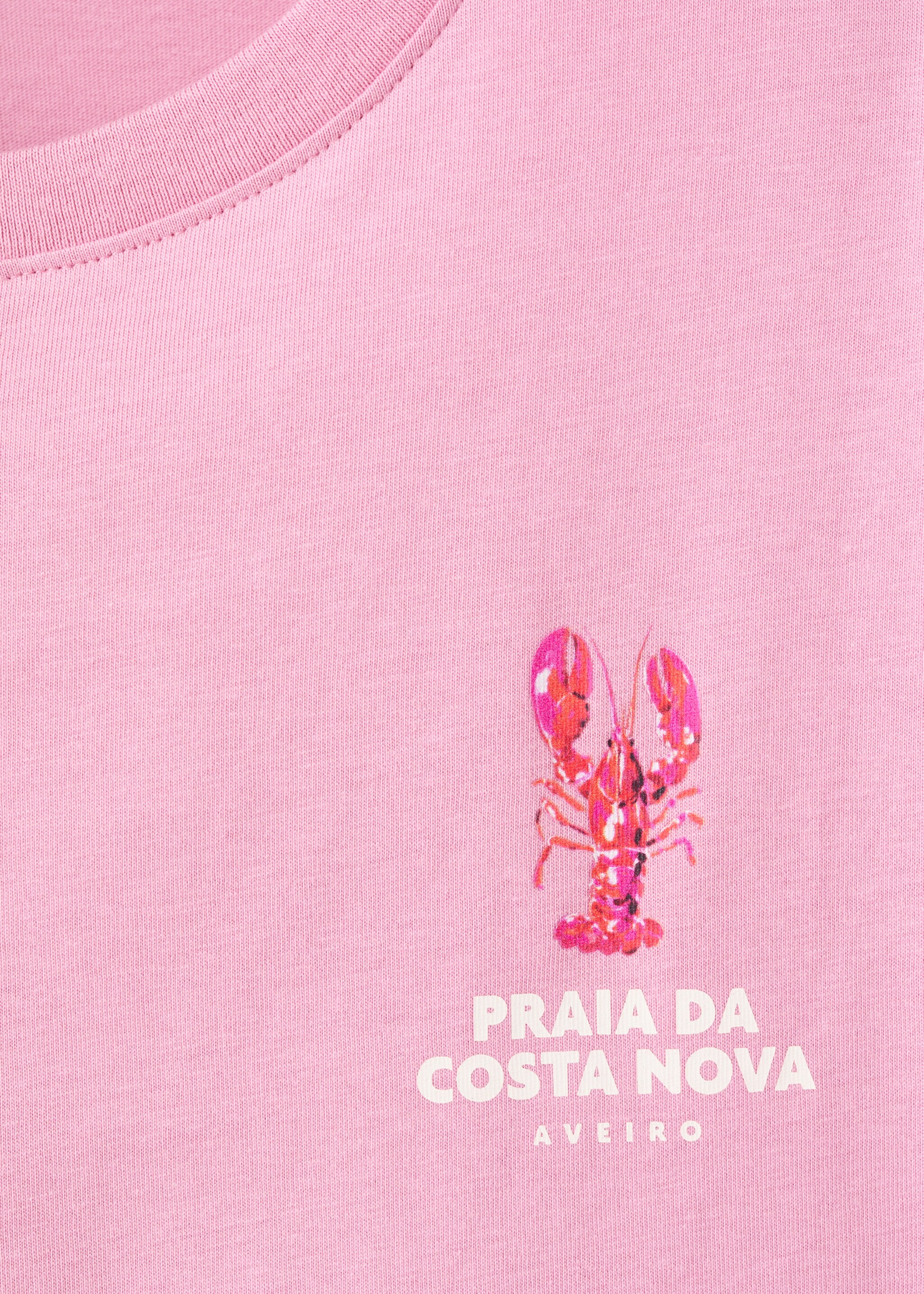 Camiseta algodón estampada - Detalle del artículo 8, Rosa. Ref: 27006745-00.