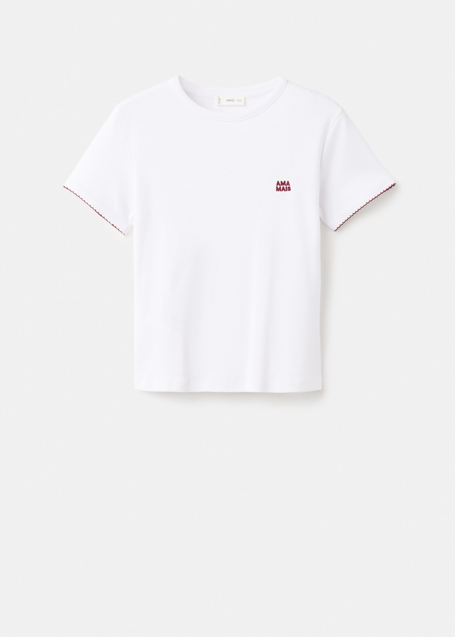 T-Shirt mit Stickereien - Artikel ohne Model