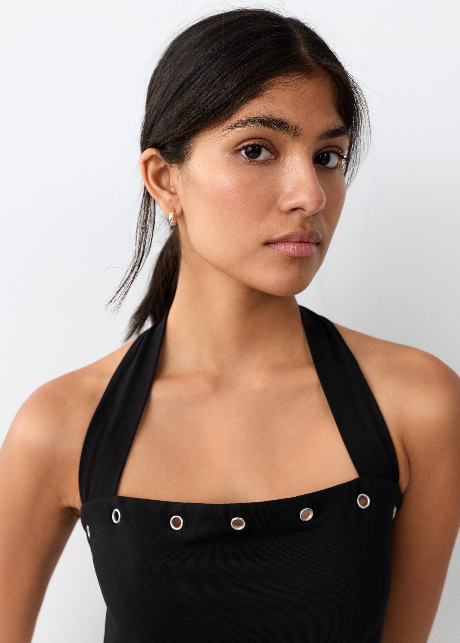 Square neck halter top - Details of the article 1