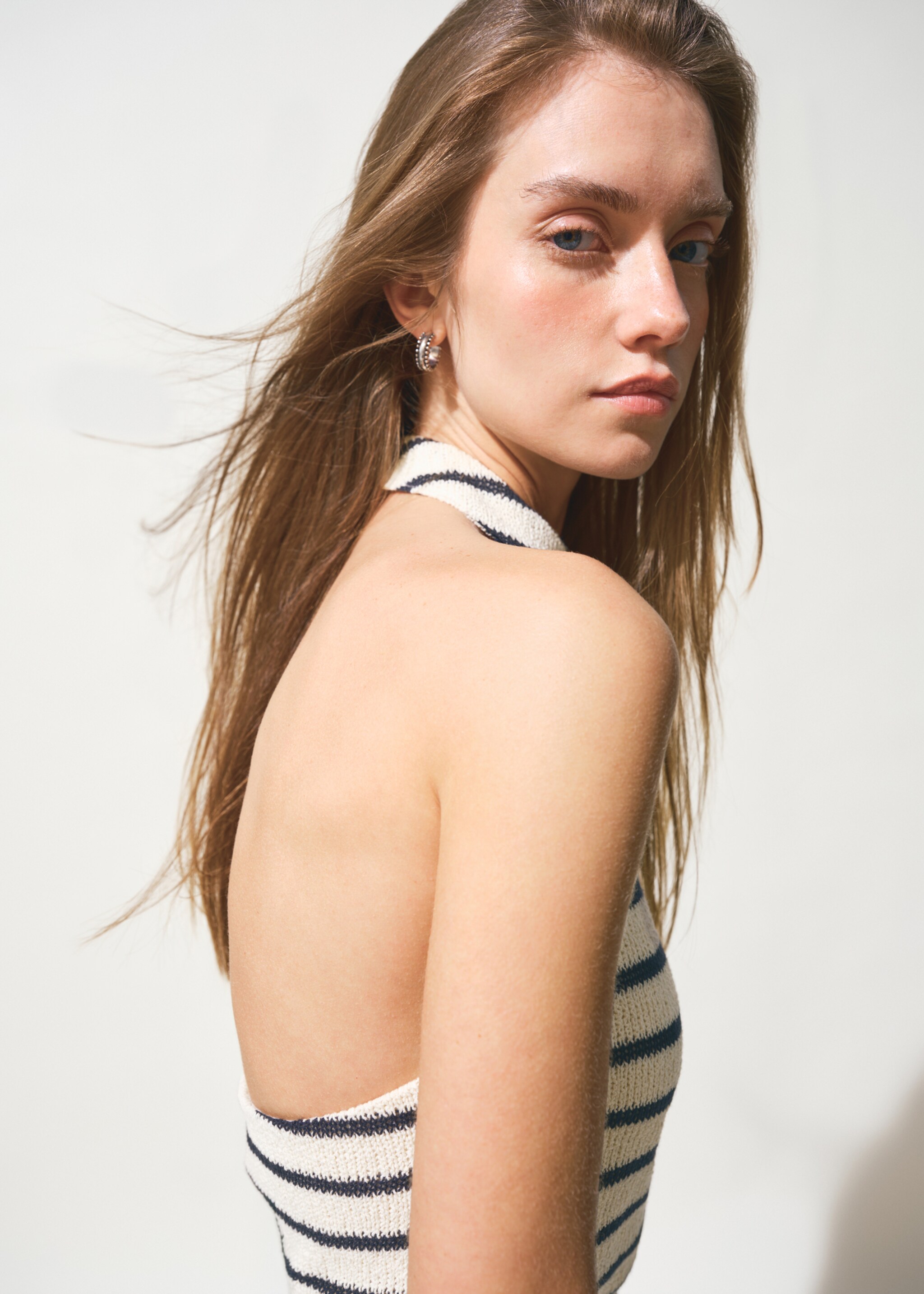 Top halter ratlles - Detall de l'article 1, Blau marí. Ref: 27006749-00.