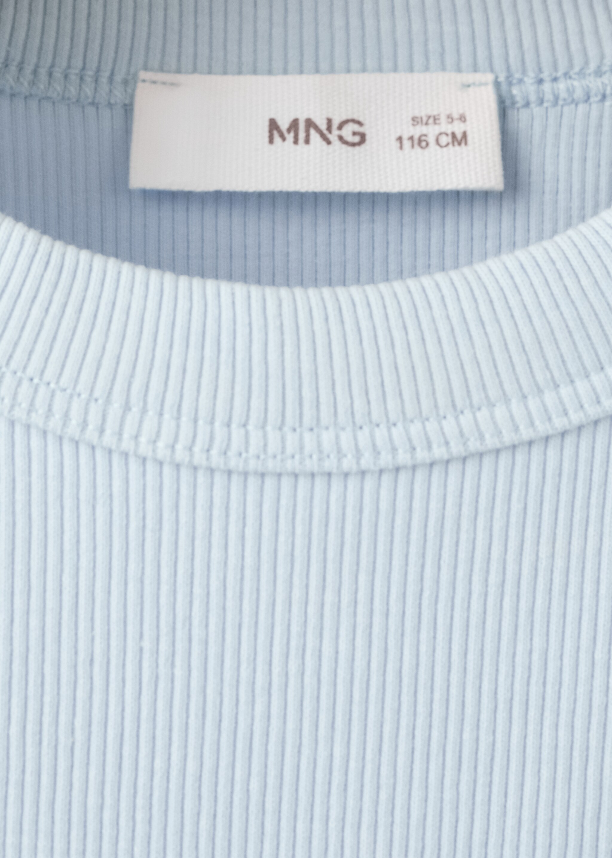 T-shirt brib - Detail des Artikels 8, Himmelblau. Ref: 27006750-00.