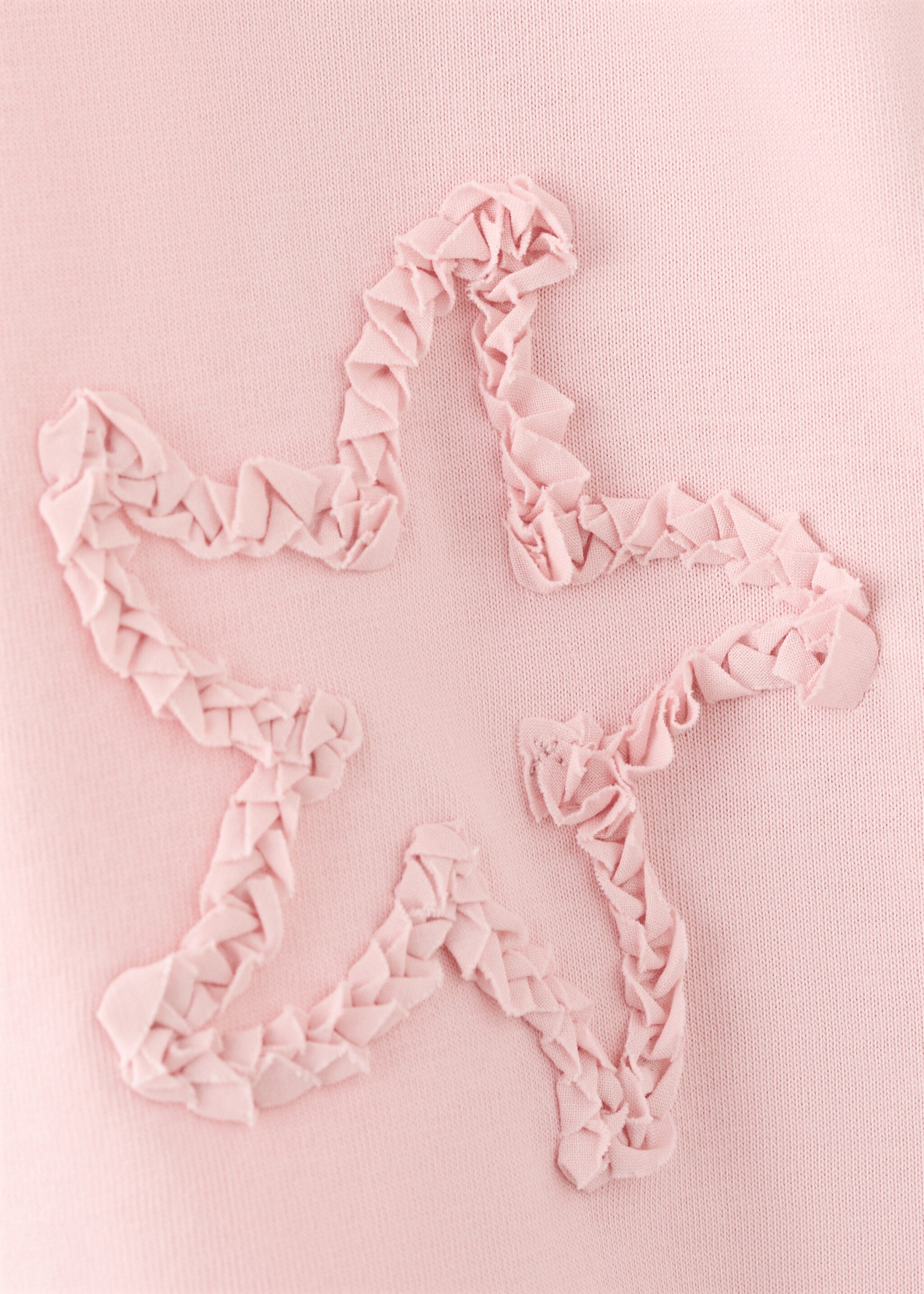 T-shirt coton étoiles - Détail de l'article 0, Rose. Ref: 27006751-00.