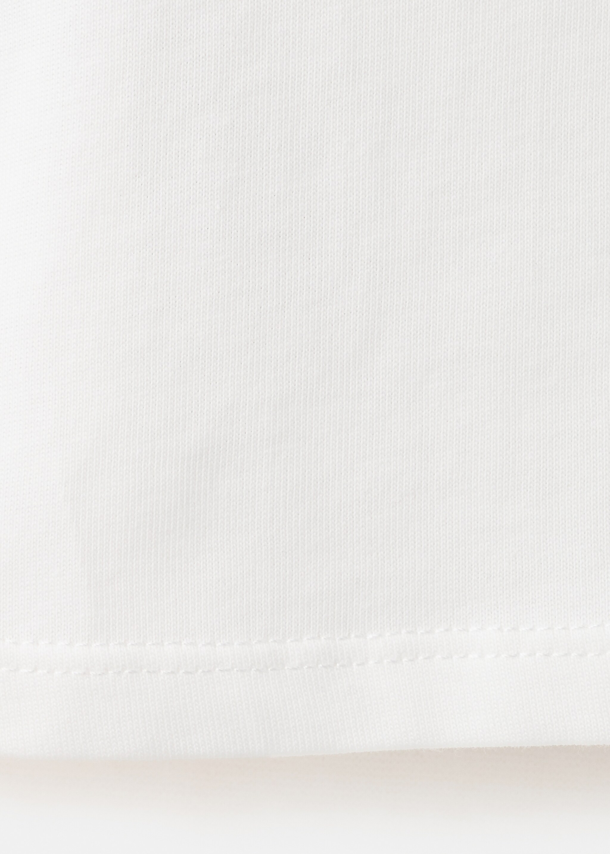 T-shirt asymétrique brodé - Détail de l'article 0, Blanc cassé. Ref: 27006752-00.