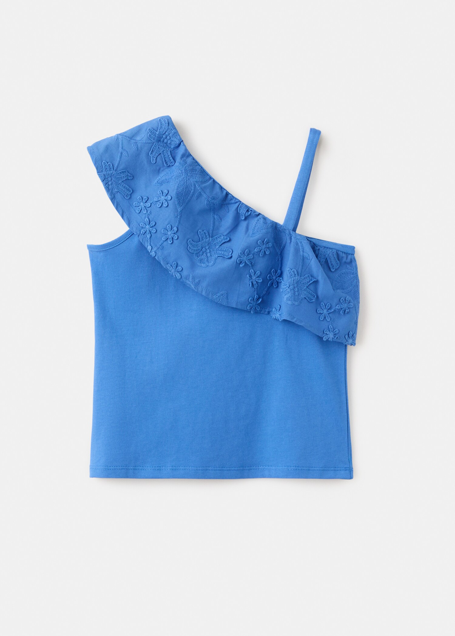 T-shirt asymétrique brodé - Article sans modèle