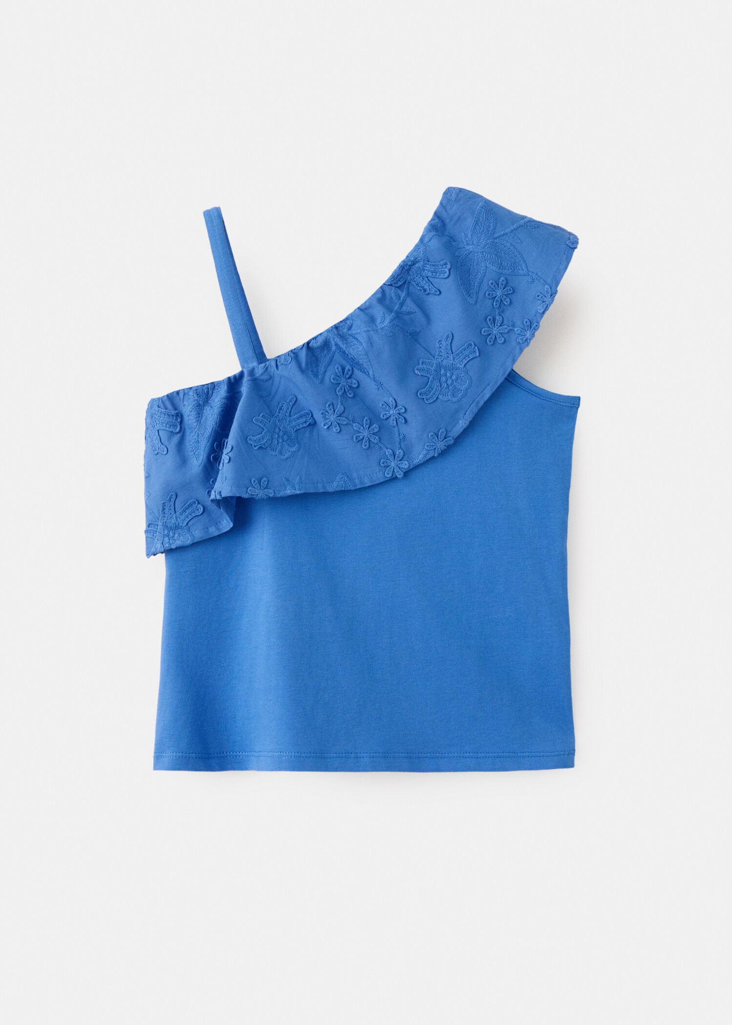 T-shirt asymétrique brodé - Verso de l’article