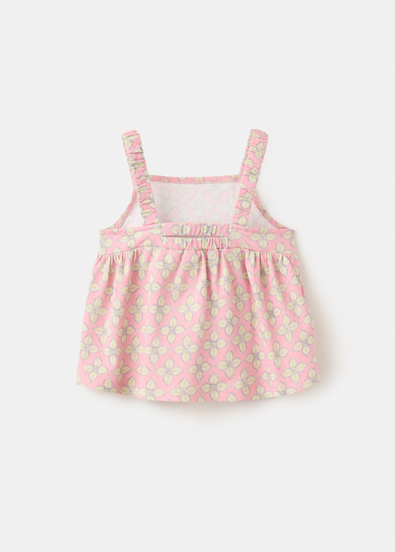 Floral print T-shirt - Reverse of the article