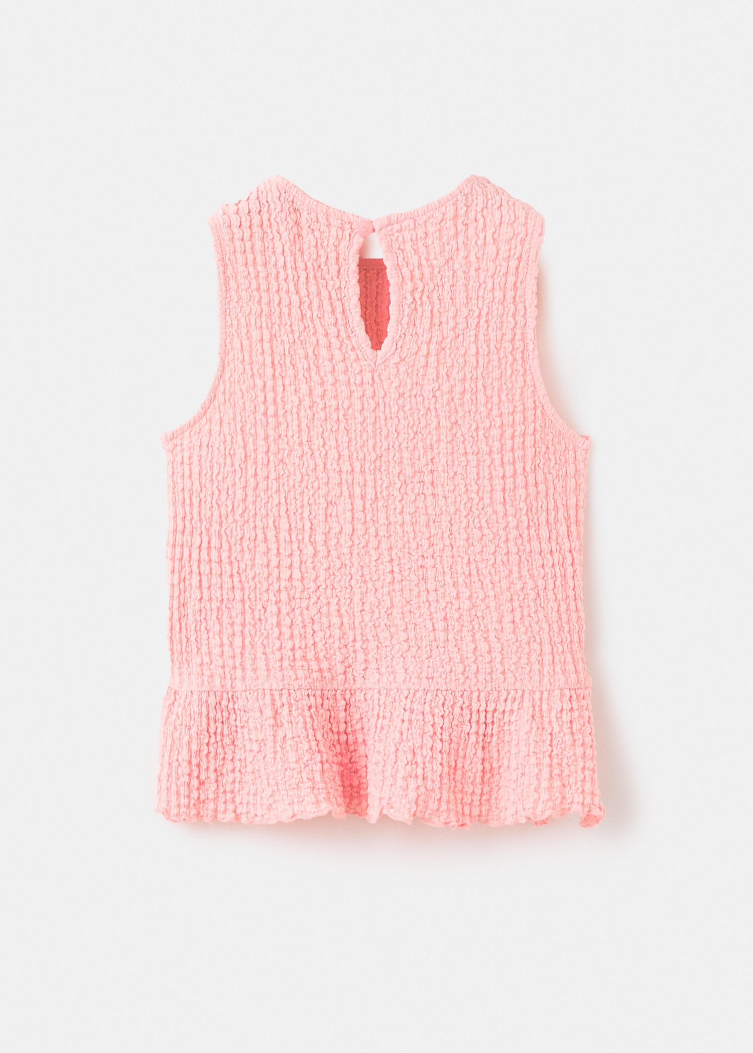 Ruffled top with bows - Reverse of the article