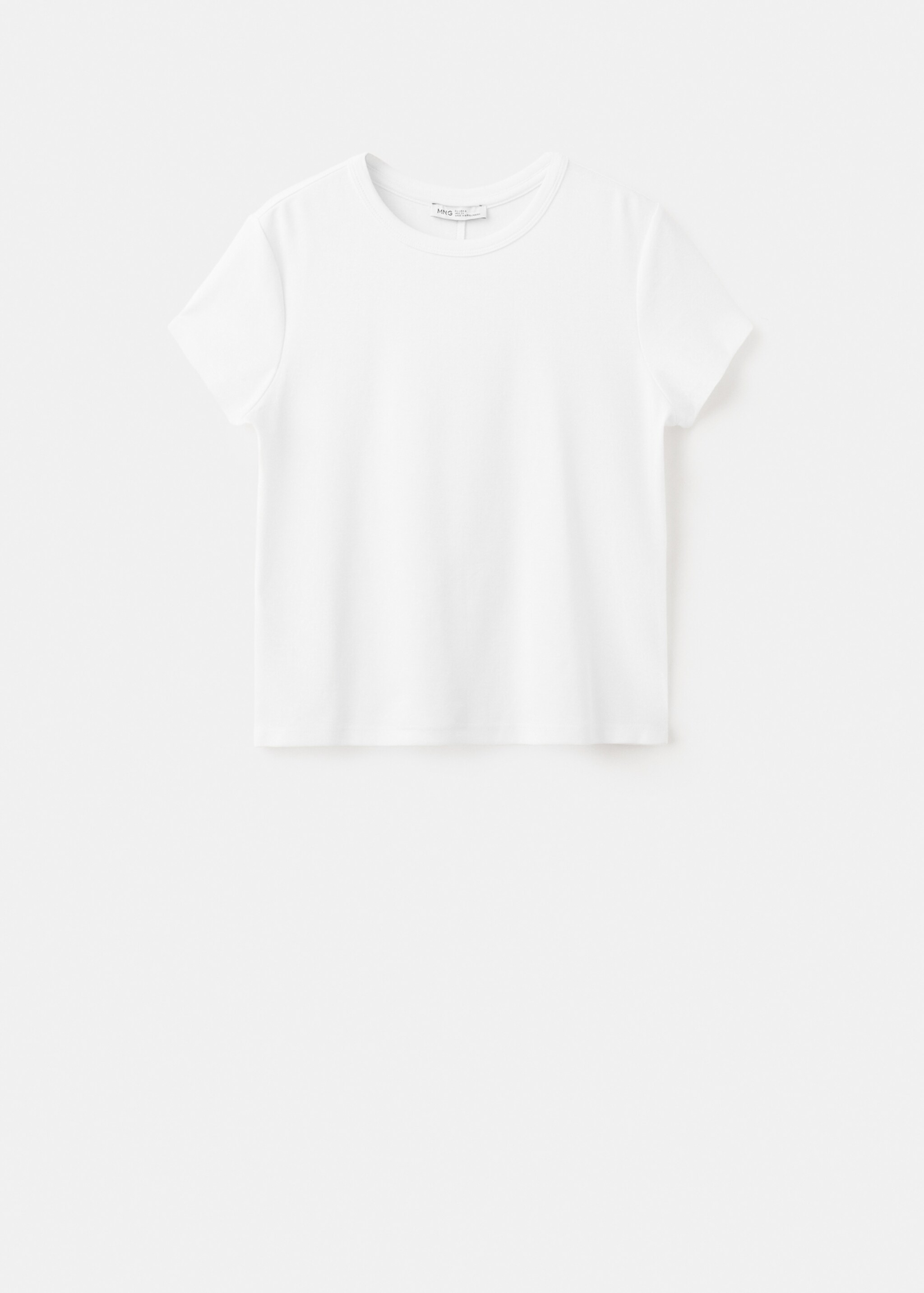 Camiseta básica algodón - Artículo sin modelo, Blanco roto. Ref: 27006758-00.