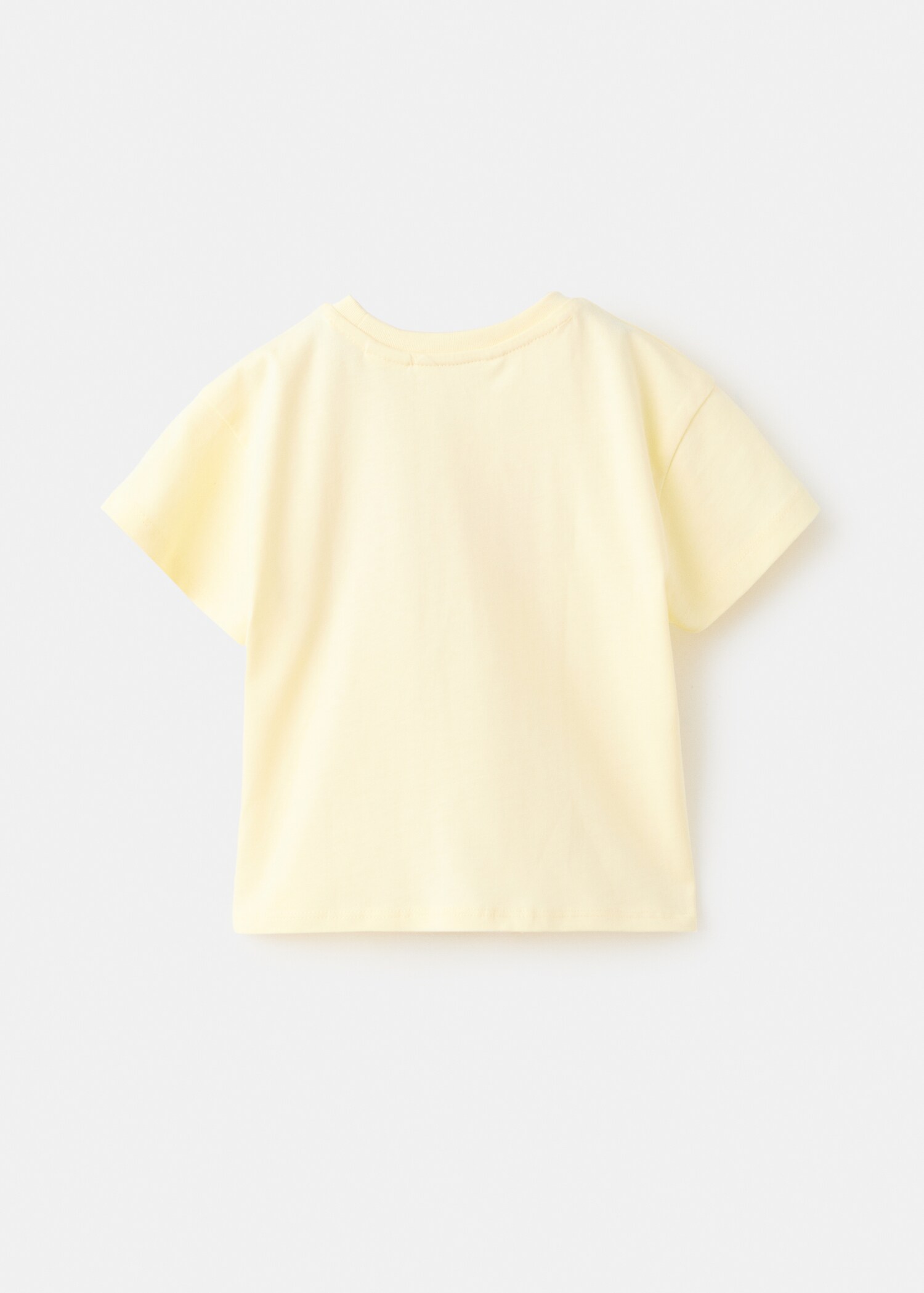 Embroidered T-shirt with knot detail - Reverse of the article