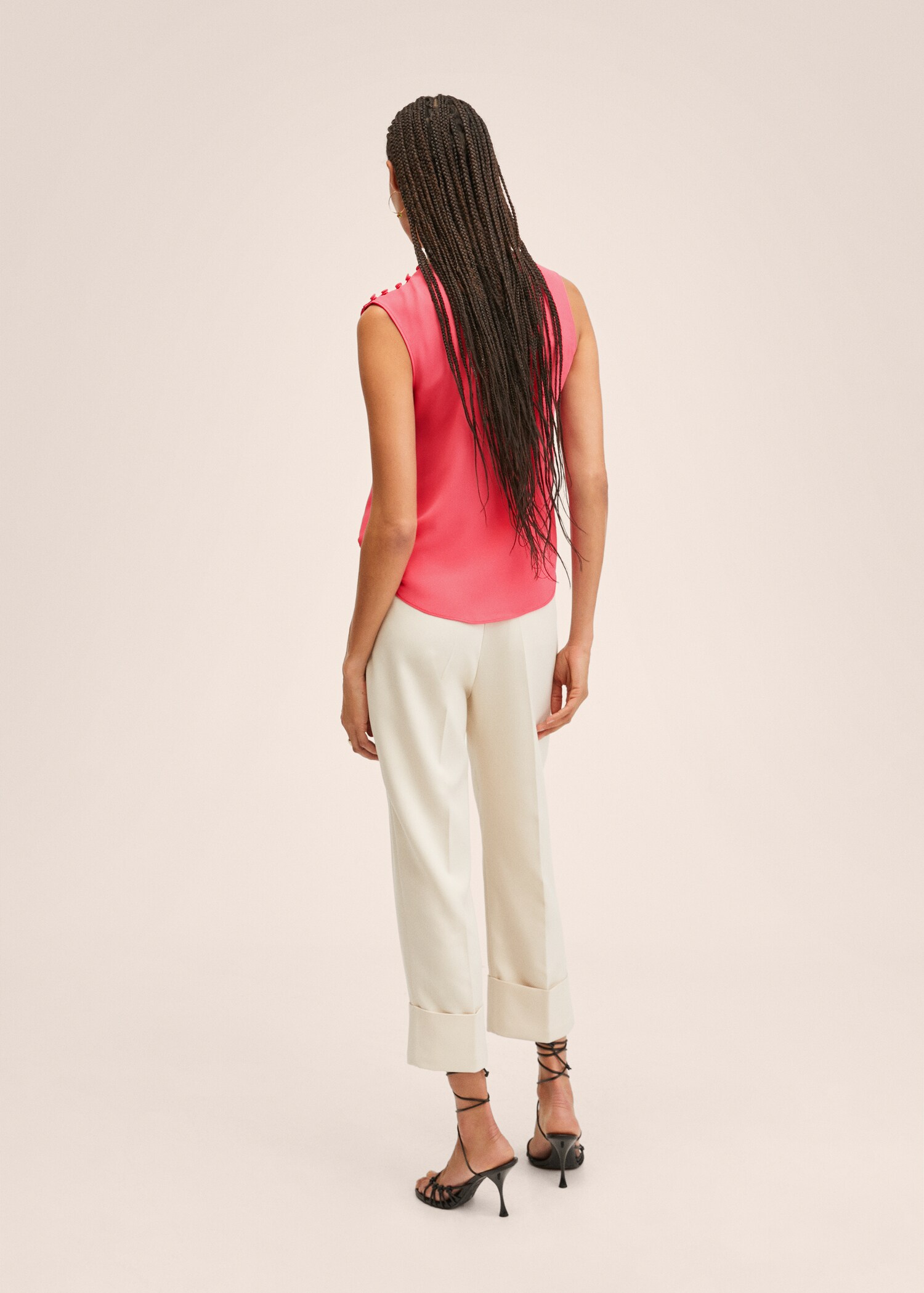 Blusa cruzada botones - Reverso del artículo