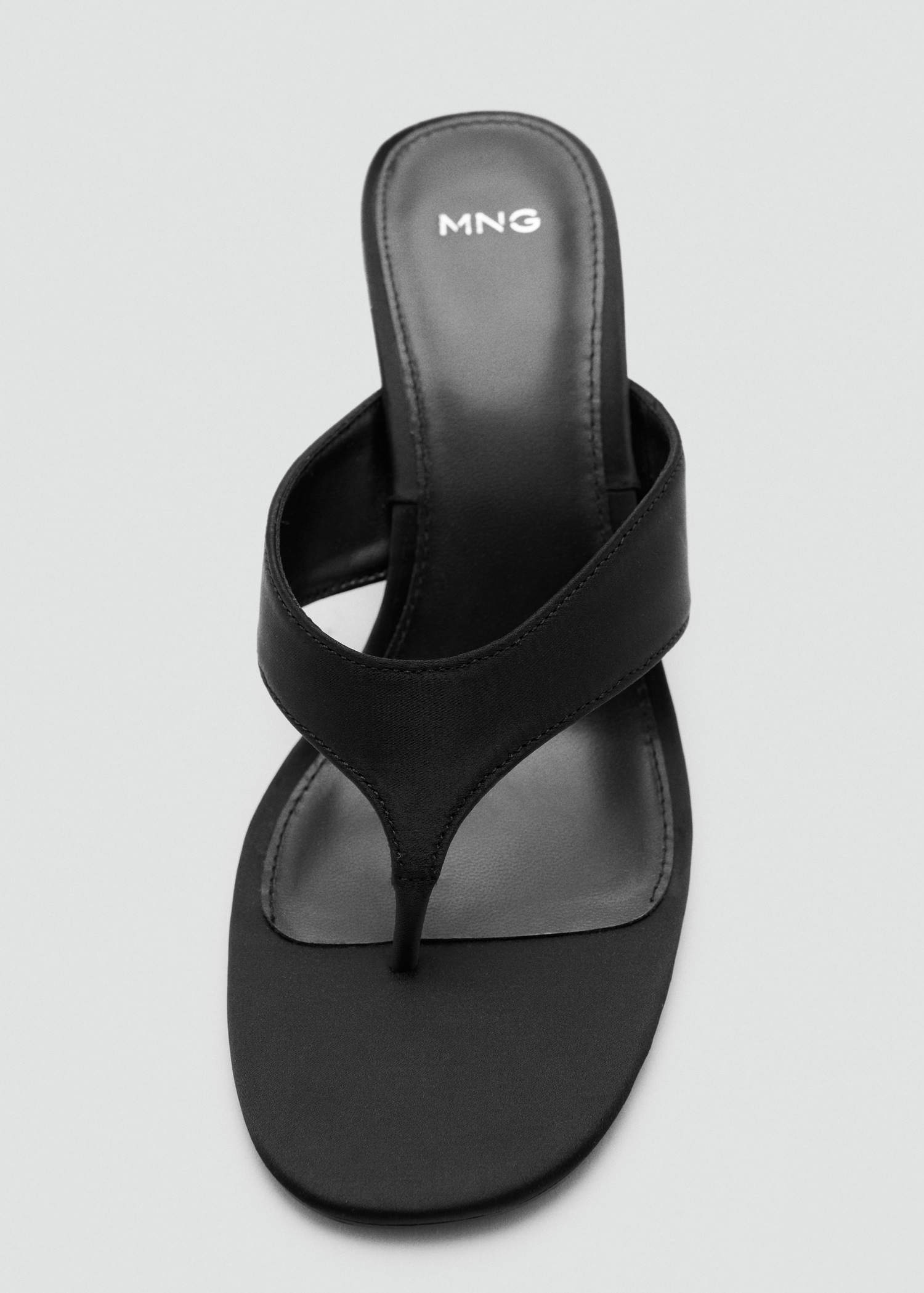 Satin strap wedge sandal - Details of the article 2