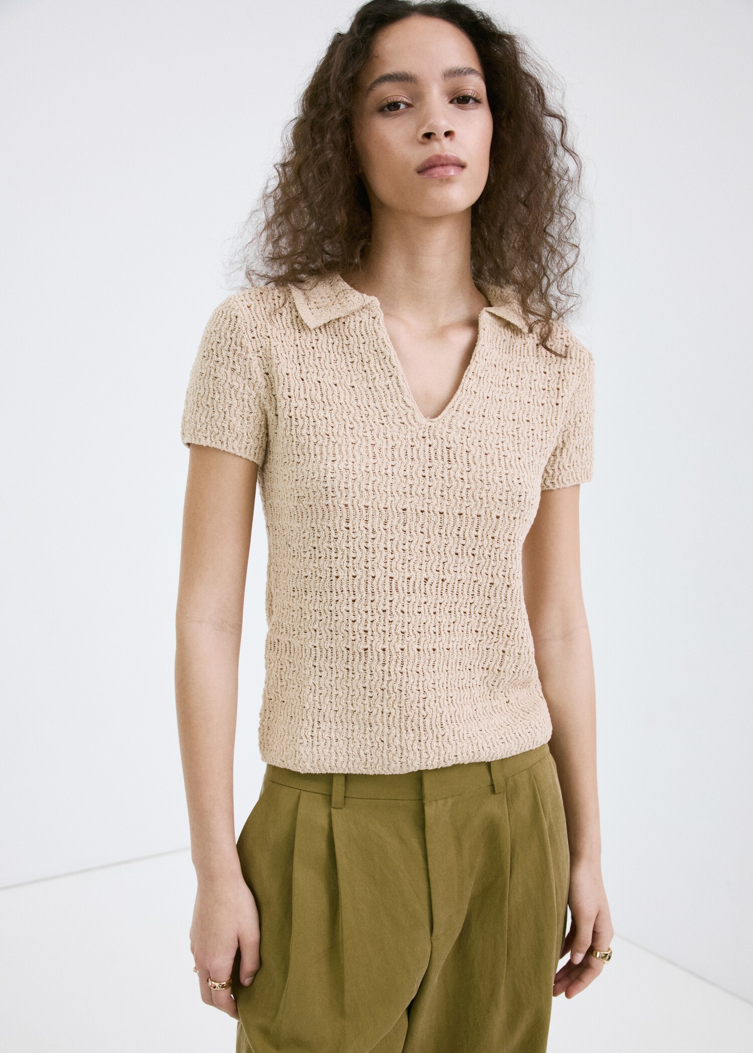 Jersei punt coll polo - Pla mig