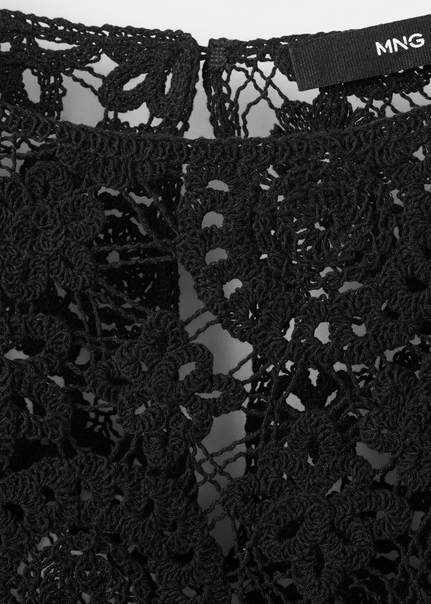 Pull maille ajourée à fleurs - Détail de l'article 8