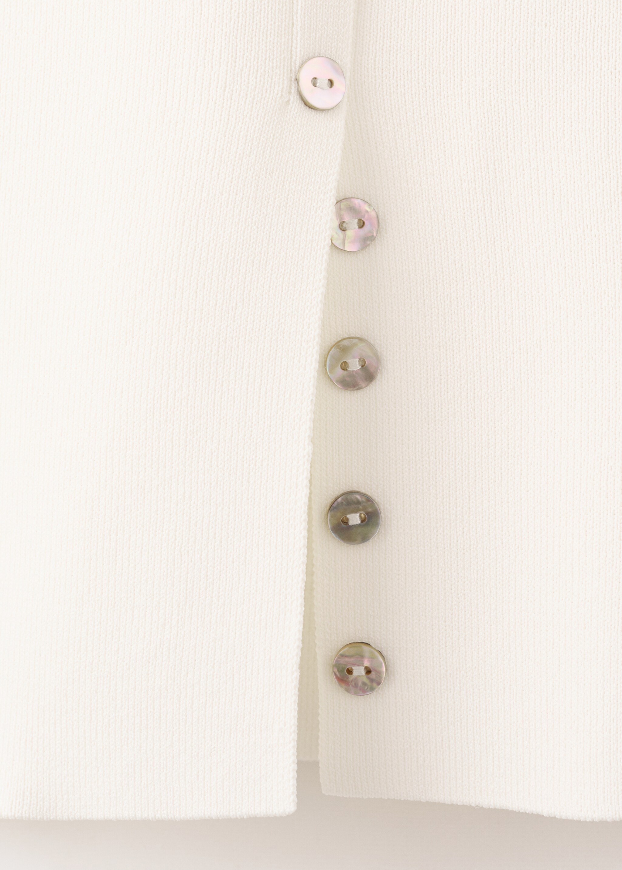 Jersey punto detalle botones - Detalle del artículo 0, Crudo. Ref: 27007150-00.